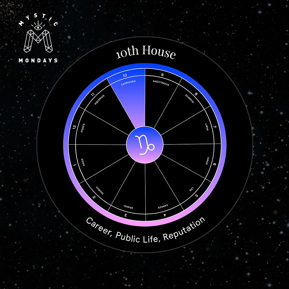 10th House Astro Alignment Card Cheat Sheet Reference Guide