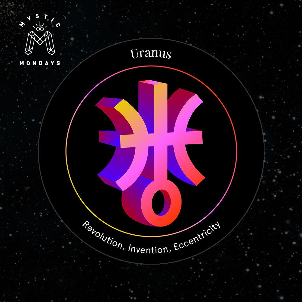 Uranus Astro Alignment Card Cheat Sheet Reference Guide