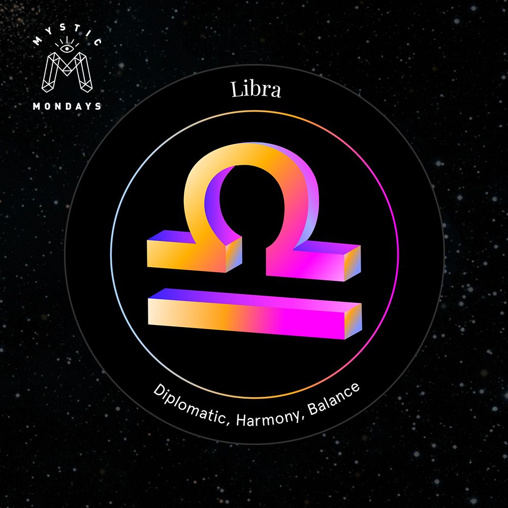 Libra Astro Alignment Card Cheat Sheet Reference Guide