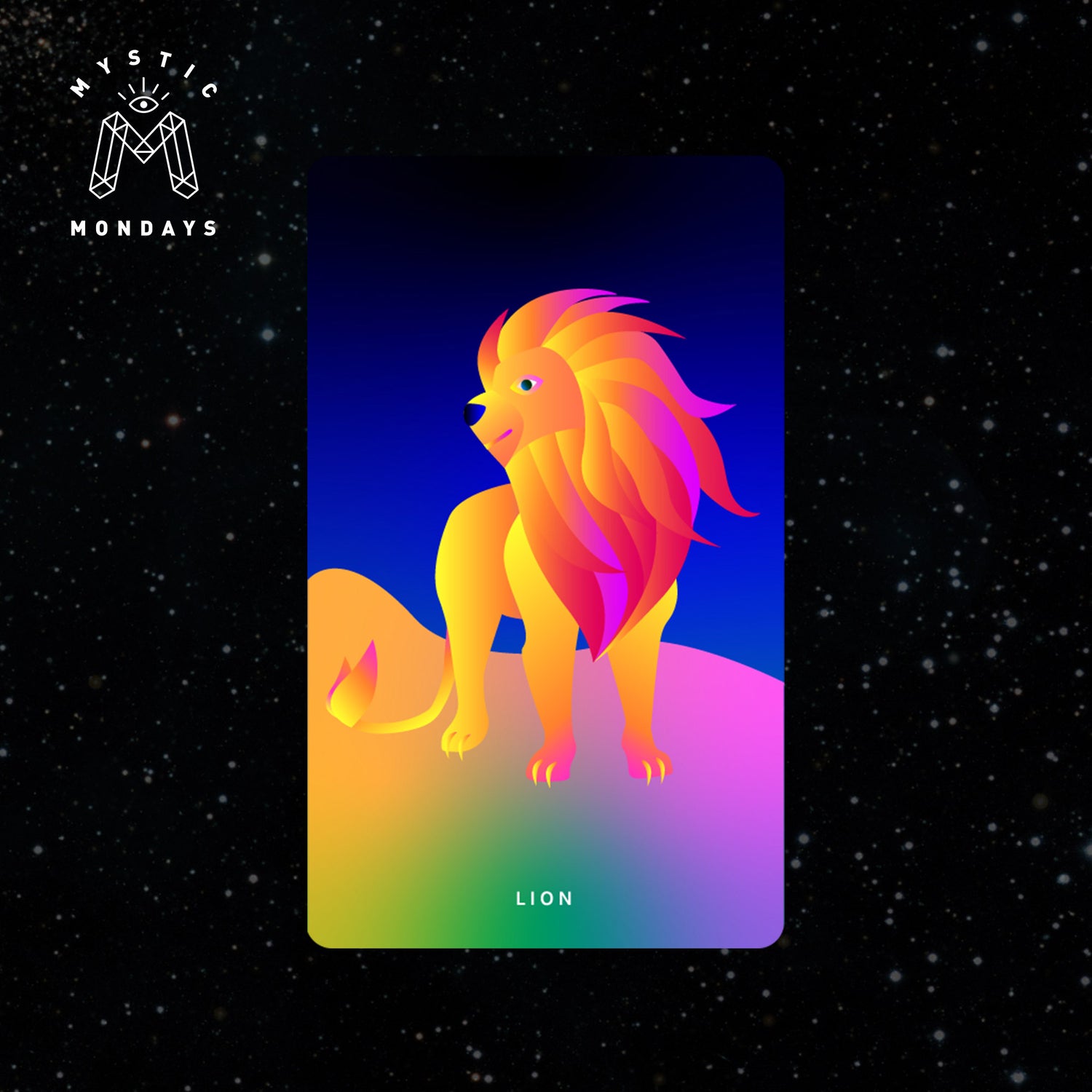 Lion Cosmic Creatures Card Cheat Sheet Reference Guide