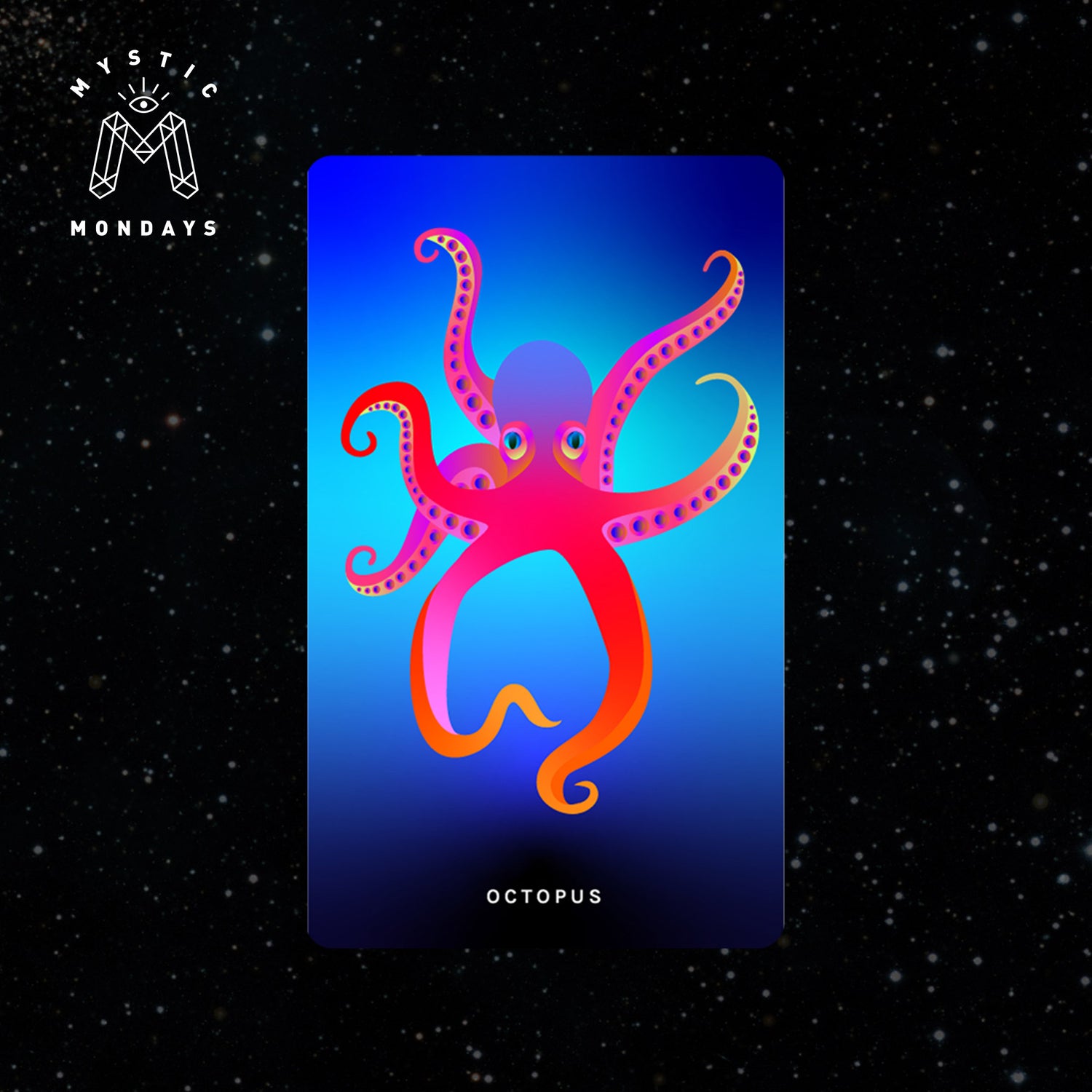 Octopus Cosmic Creatures Card Cheat Sheet Reference Guide