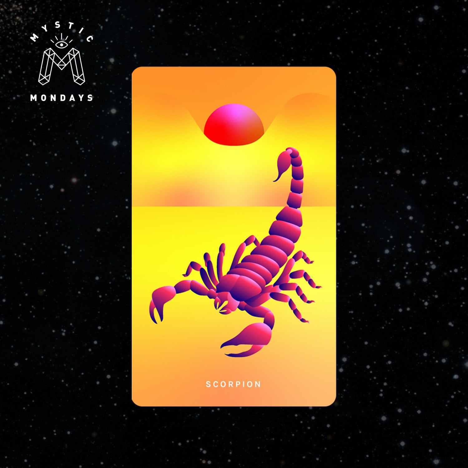 Scorpion Cosmic Creatures Card Cheat Sheet Reference Guide