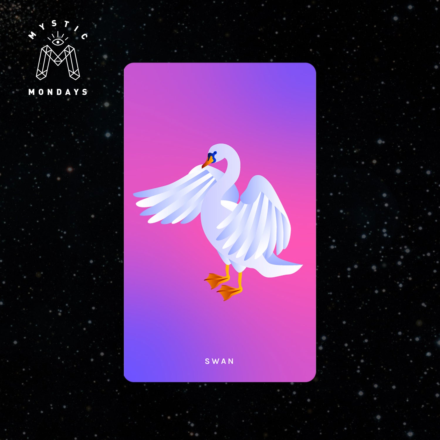 Swan Cosmic Creatures Card Cheat Sheet Reference Guide