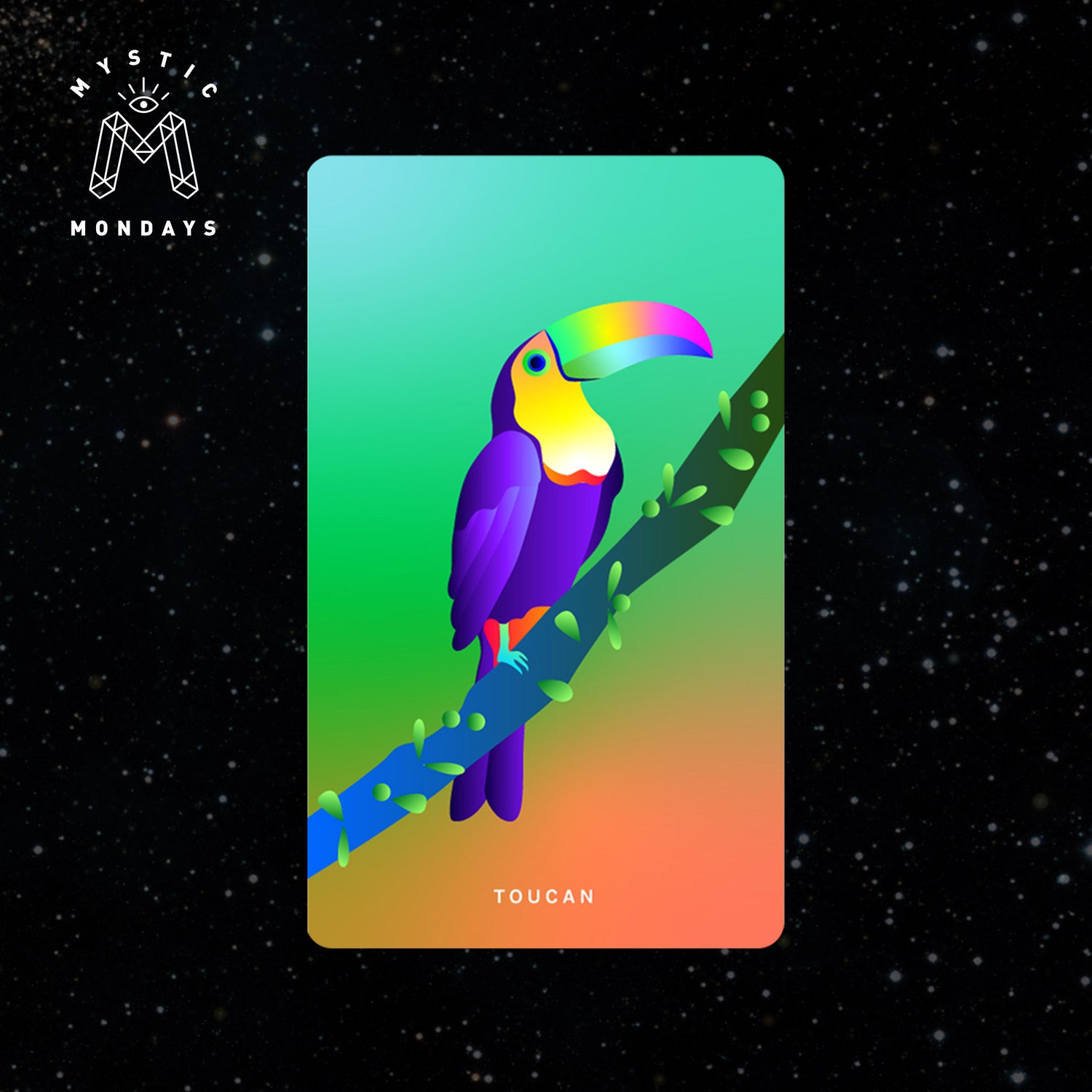 Toucan Cosmic Creatures Card Cheat Sheet Reference Guide