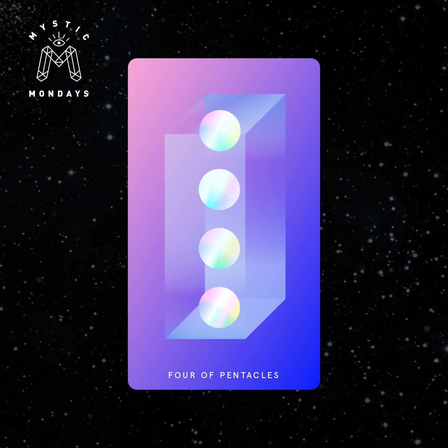 Four of Pentacles Tarot Card Cheat Sheet Reference Guide