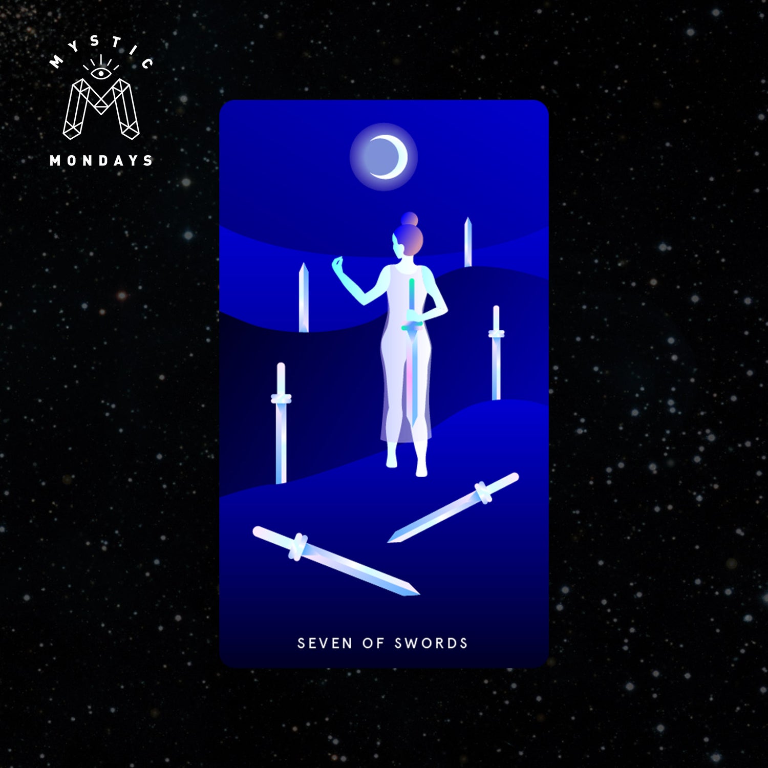 Seven of Swords Tarot Card Cheat Sheet Reference Guide