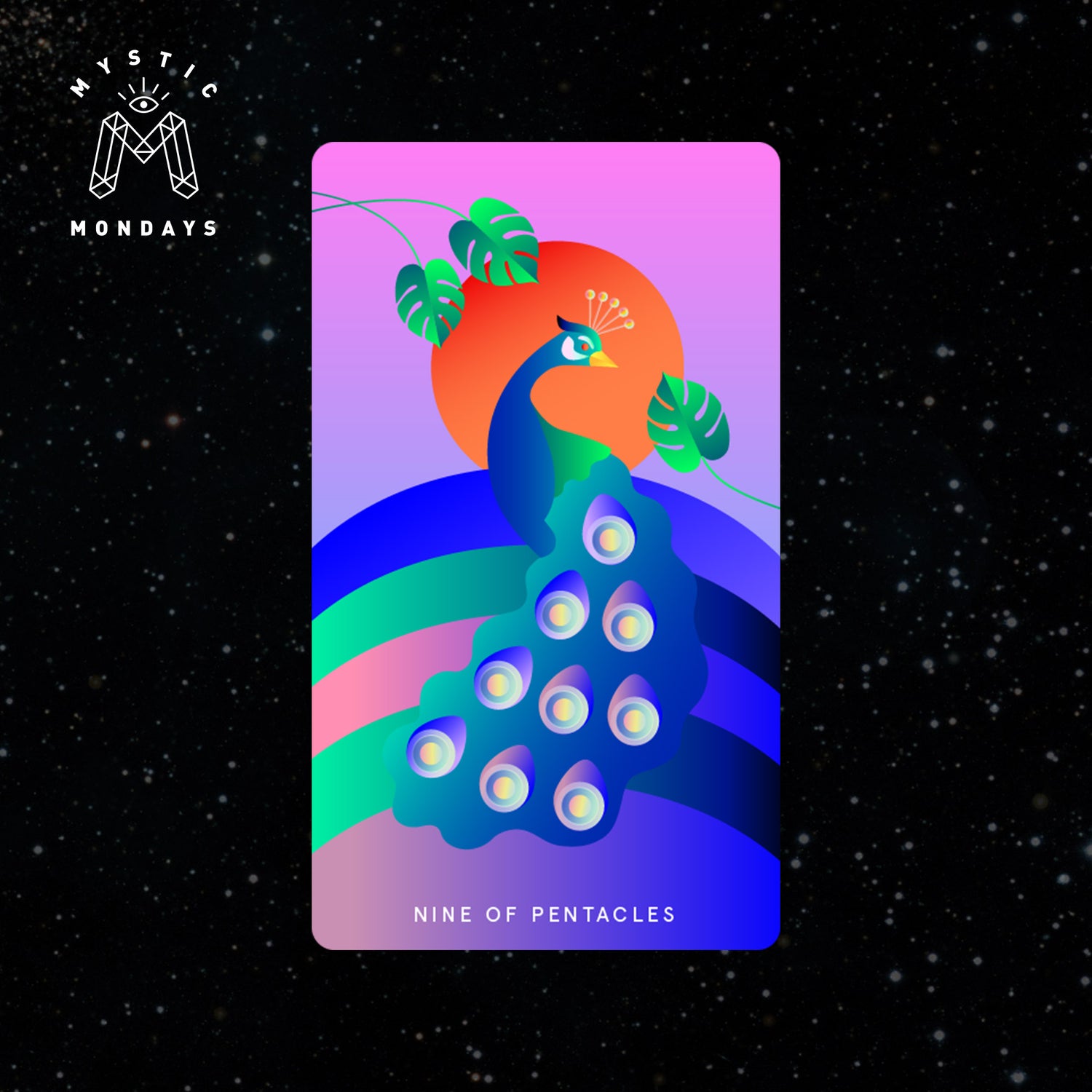 Nine of Pentacles Tarot Card Cheat Sheet Reference Guide