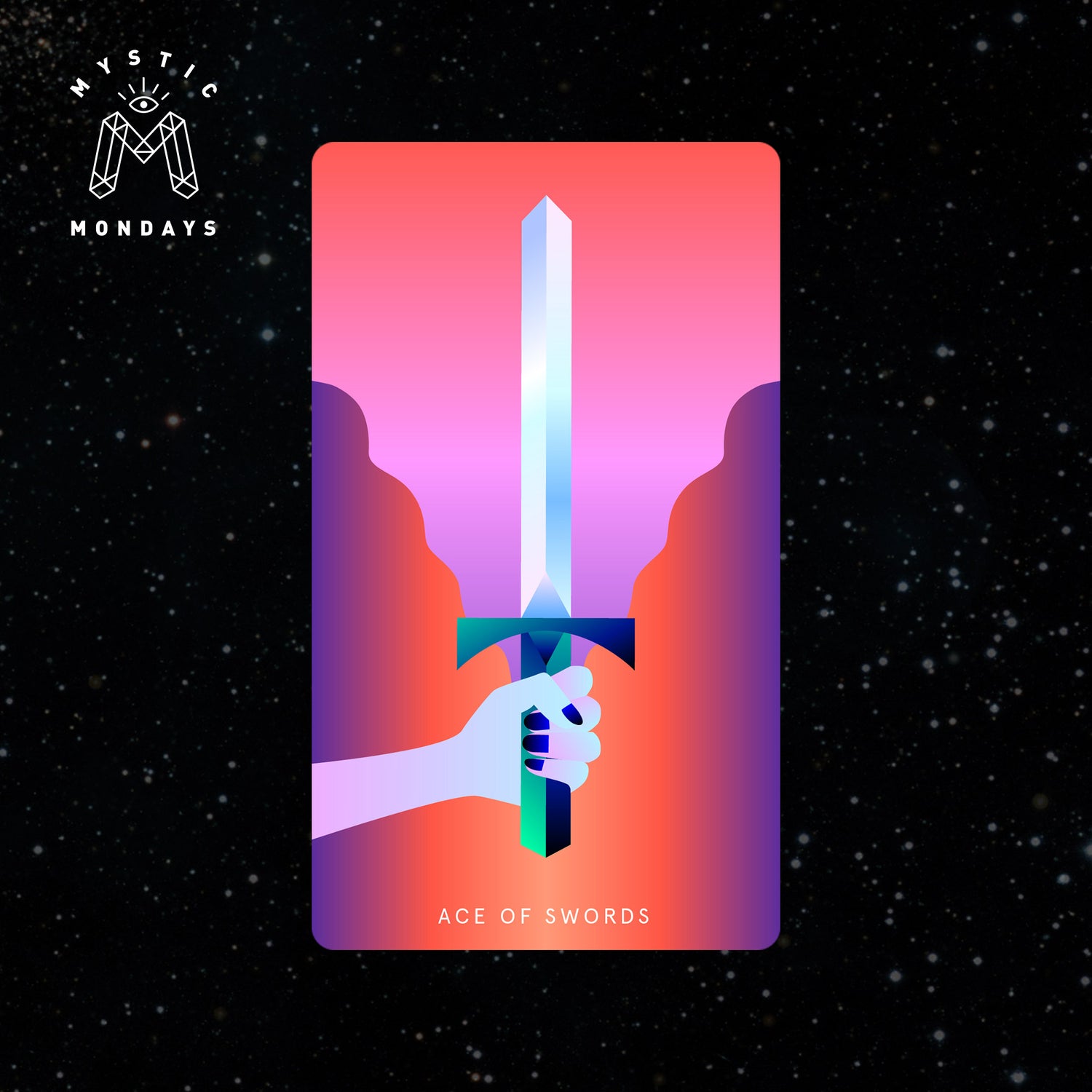 Ace of Swords Tarot Card Cheat Sheet Reference Guide