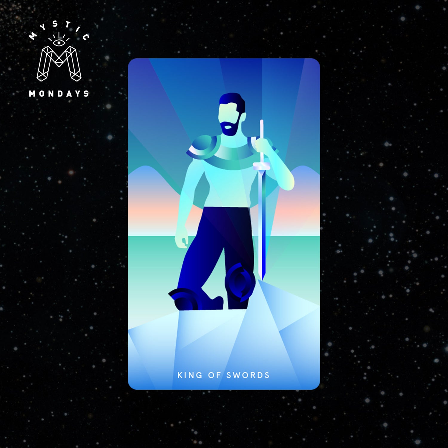 King of Swords Tarot Card Cheat Sheet Reference Guide