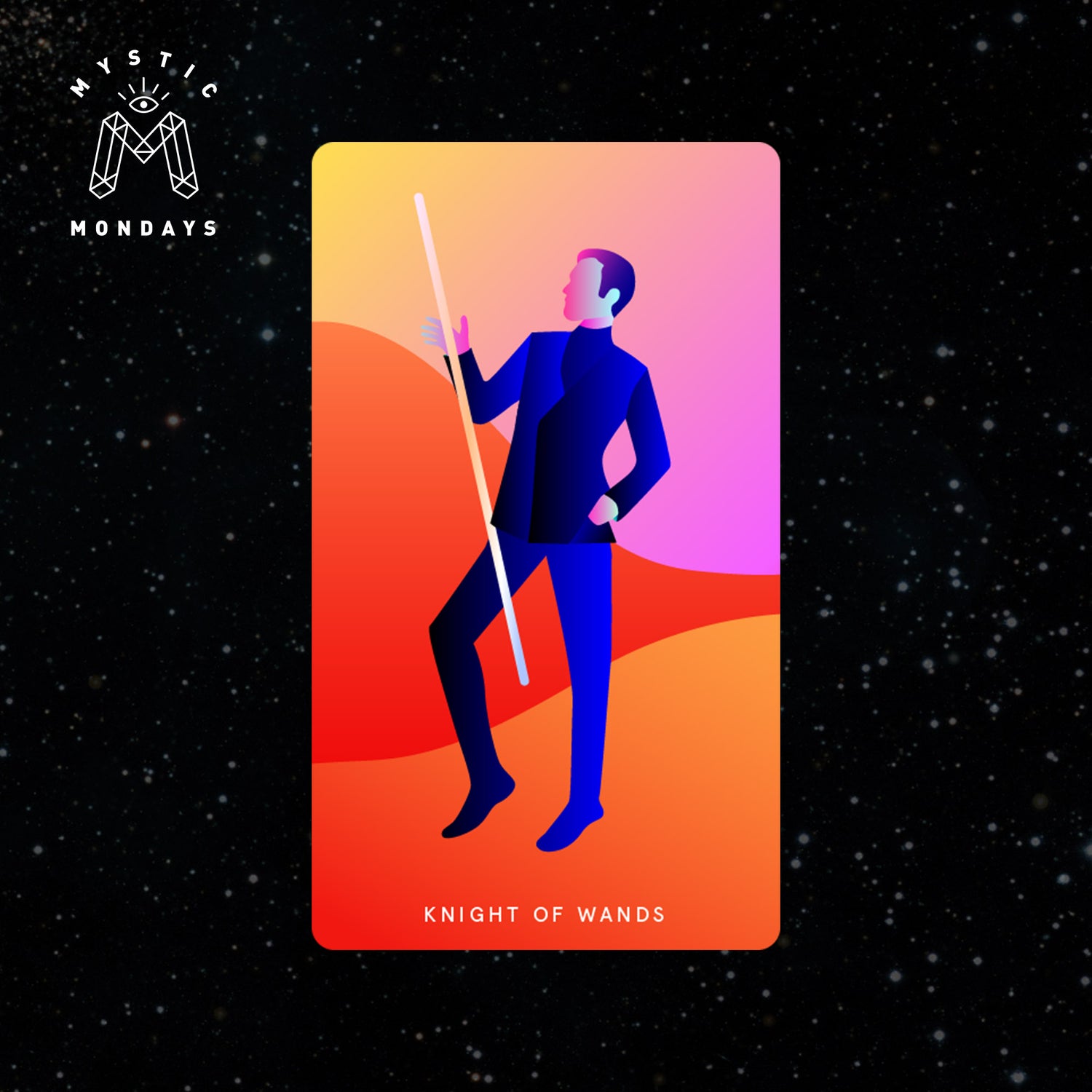 Knight of Wands Tarot Card Cheat Sheet Reference Guide