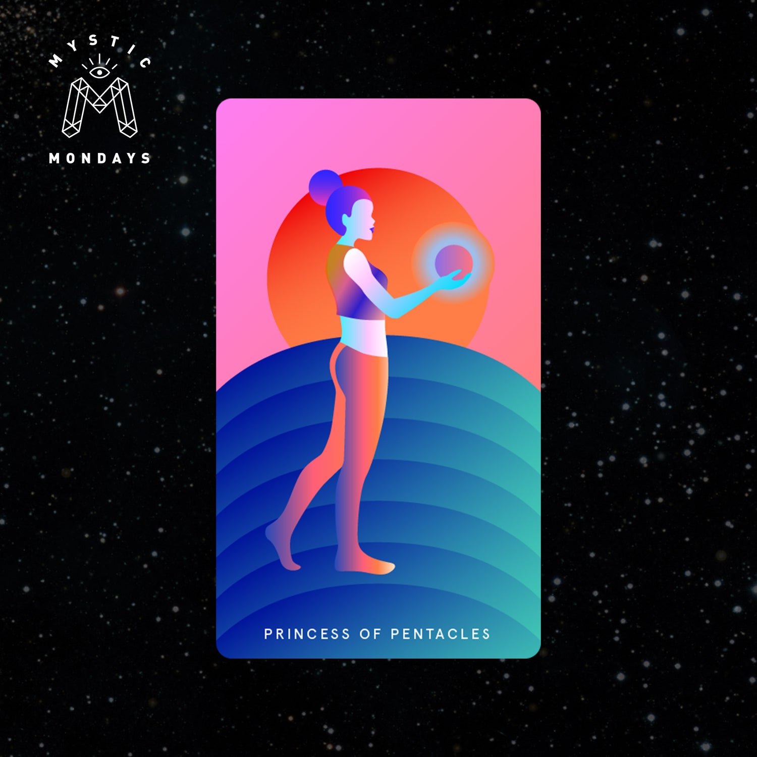 Princess of Pentacles Tarot Card Cheat Sheet Reference Guide