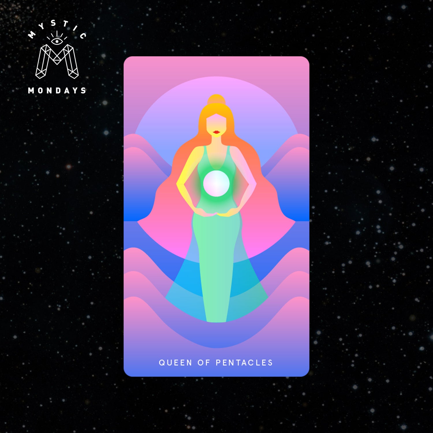 Queen of Pentacles Tarot Card Cheat Sheet Reference Guide