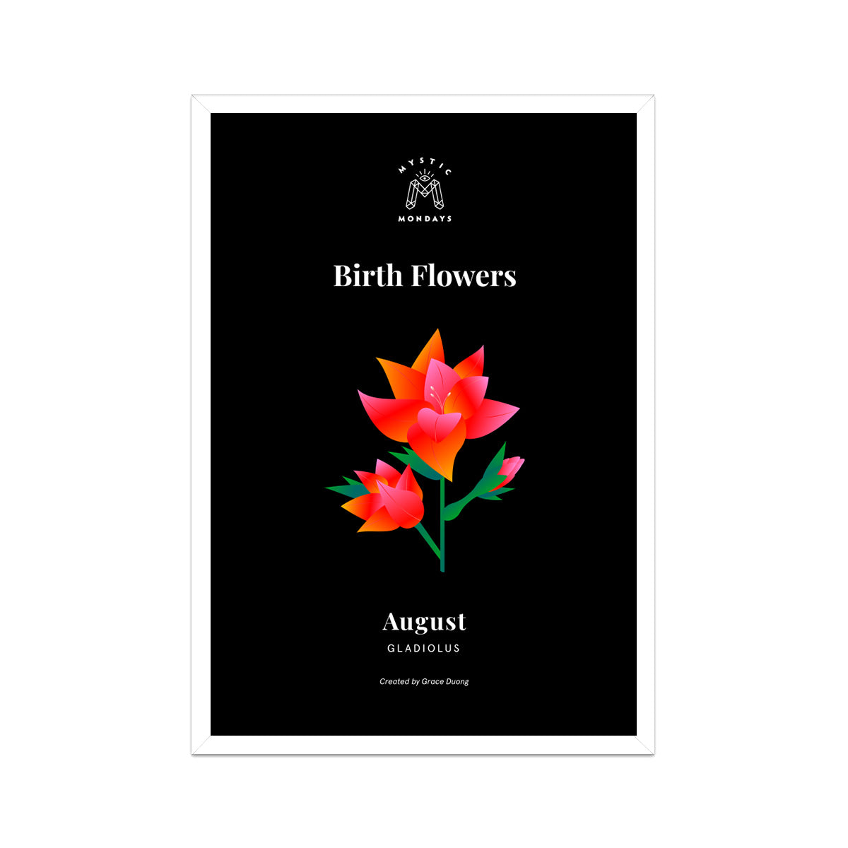 Gladiolus Print