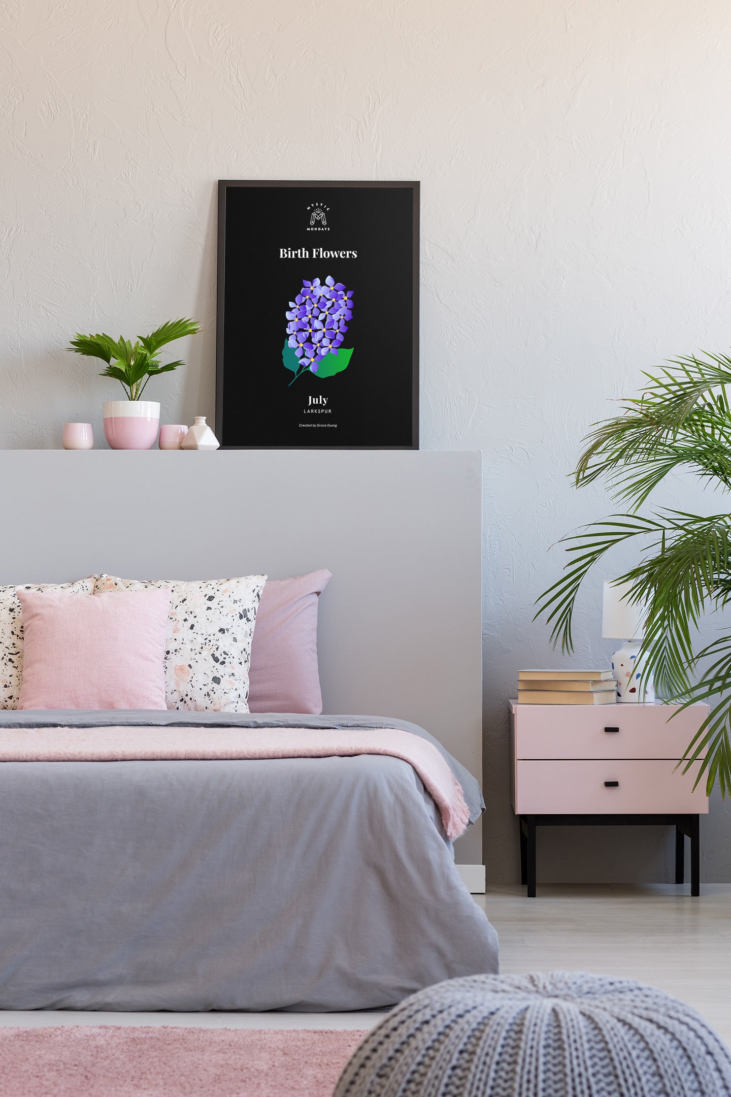Larkspur Print