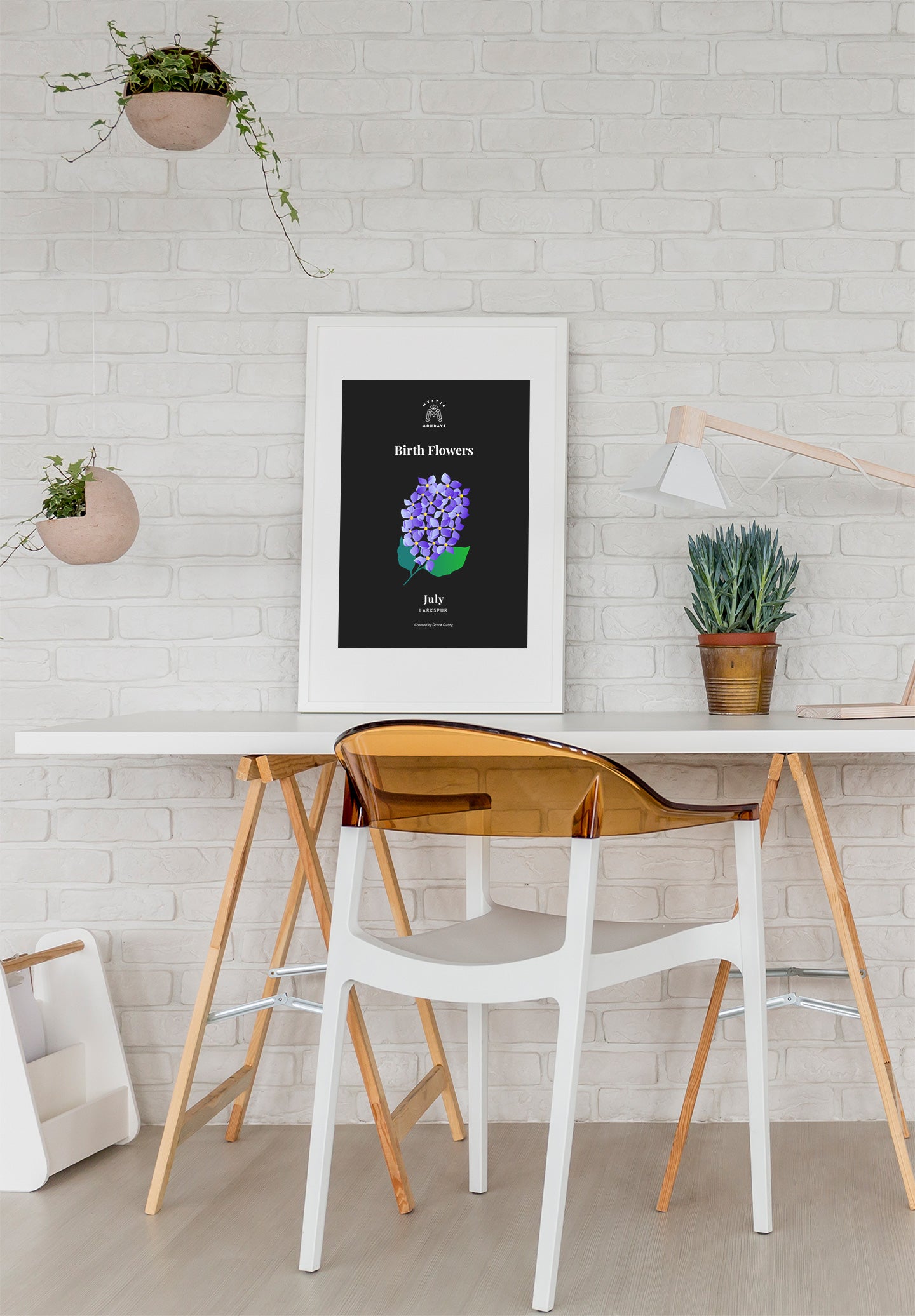 Larkspur Print