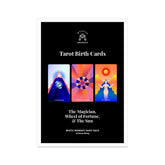 The Magician, Wheel of Fortune, and The Sun Print