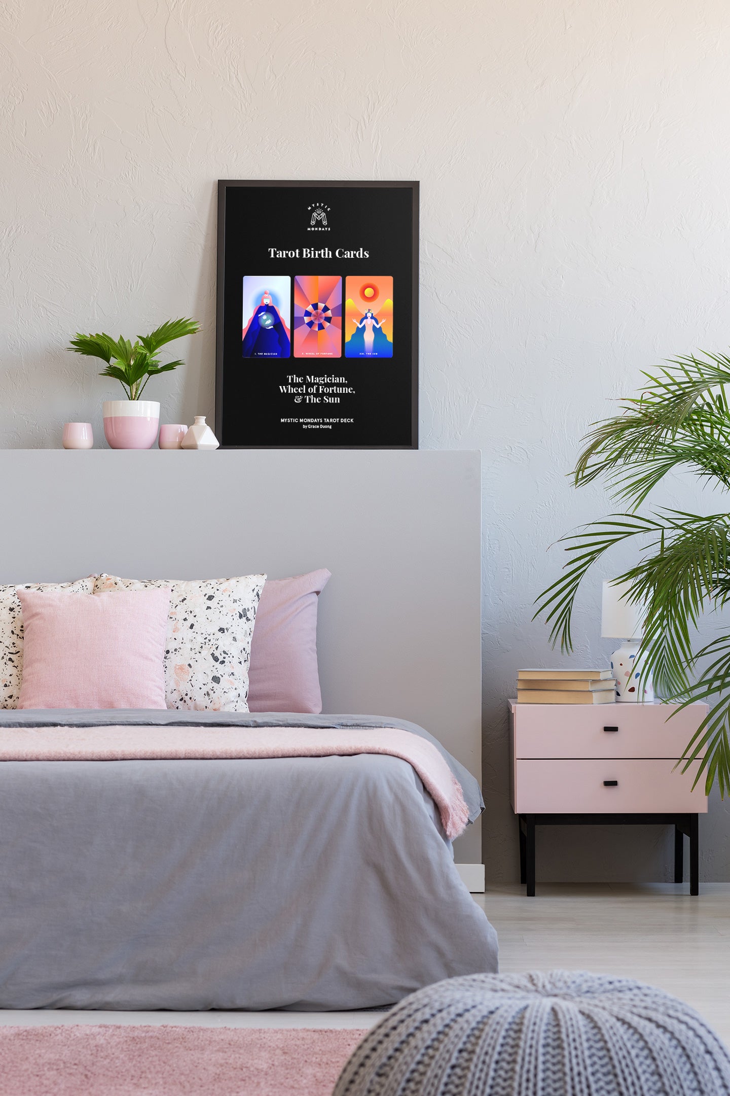 The Magician, Wheel of Fortune, and The Sun Print