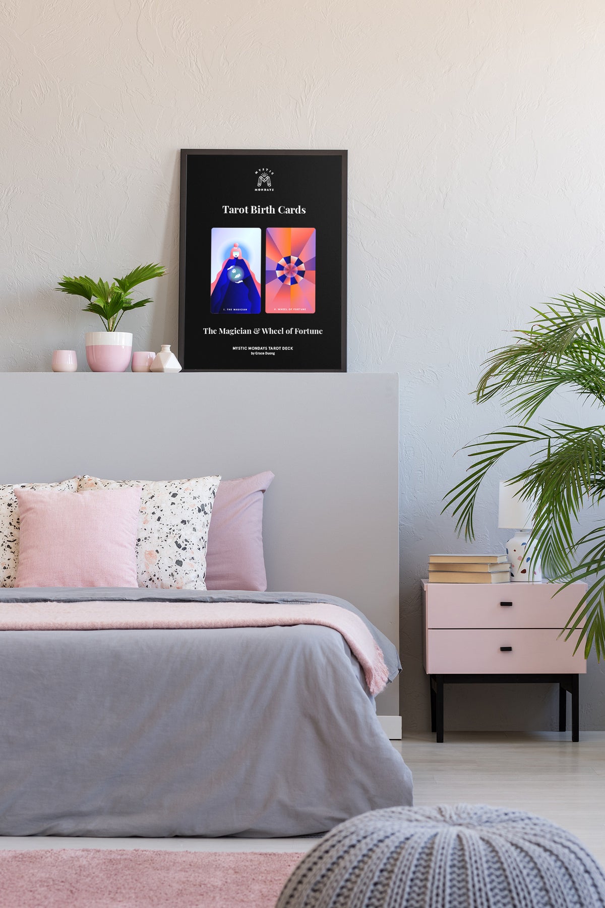 The Magician and Wheel of Fortune Print