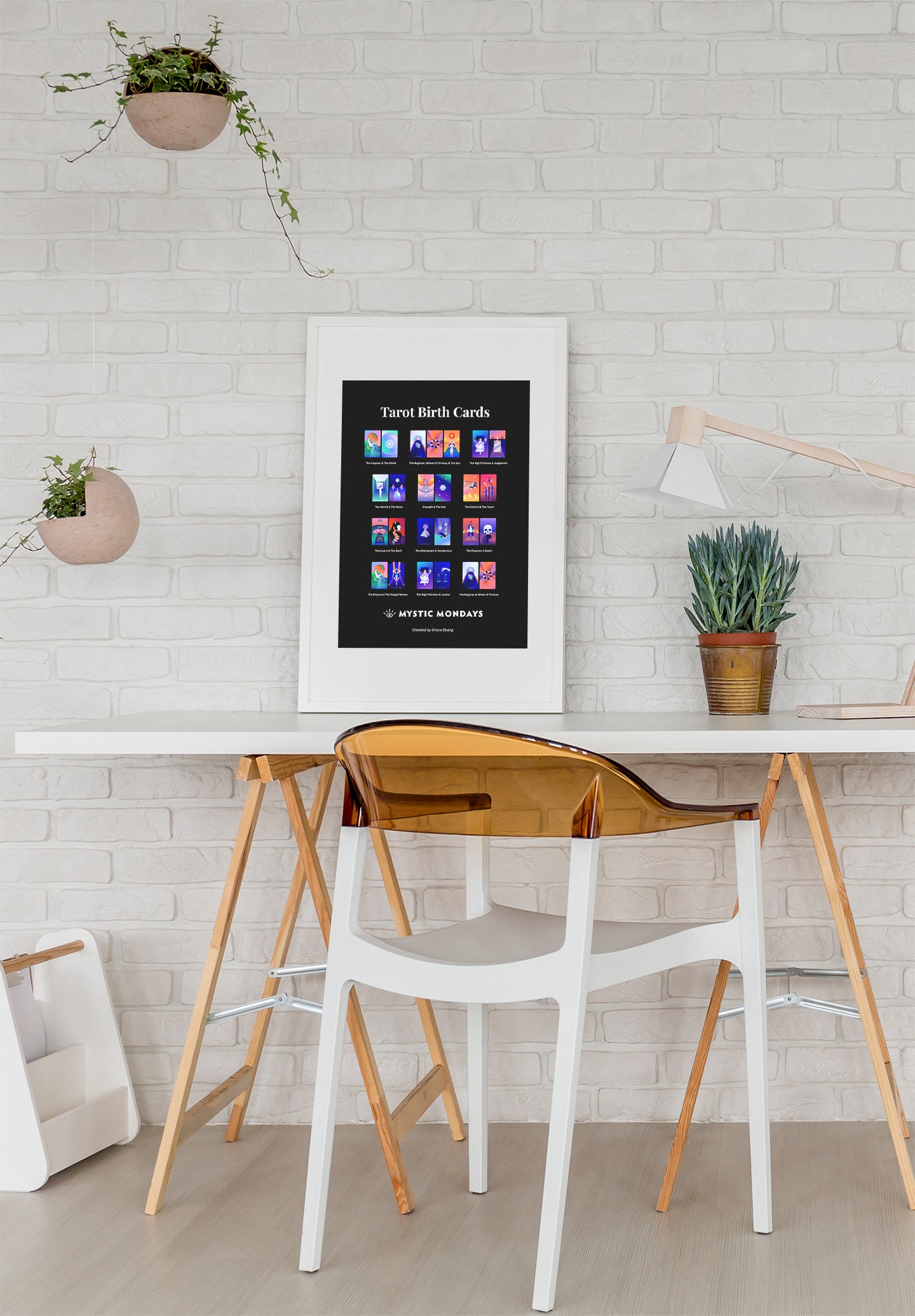 Tarot Birth Cards Print