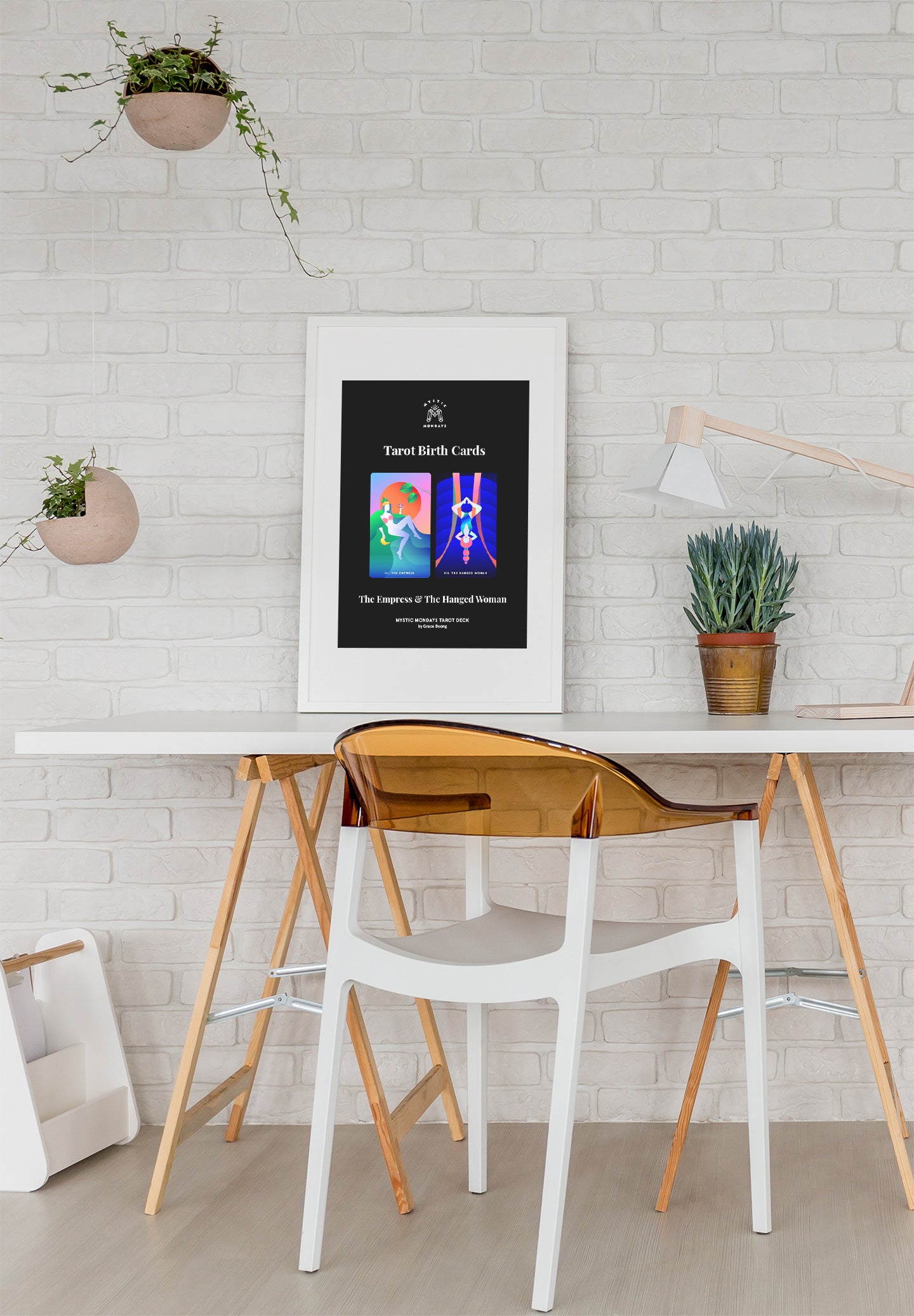 The Empress and The Hanged Woman Print