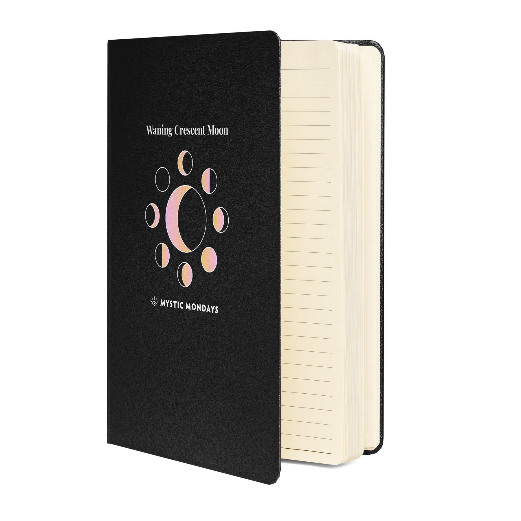 Waning Crescent Moon Hardcover Journal