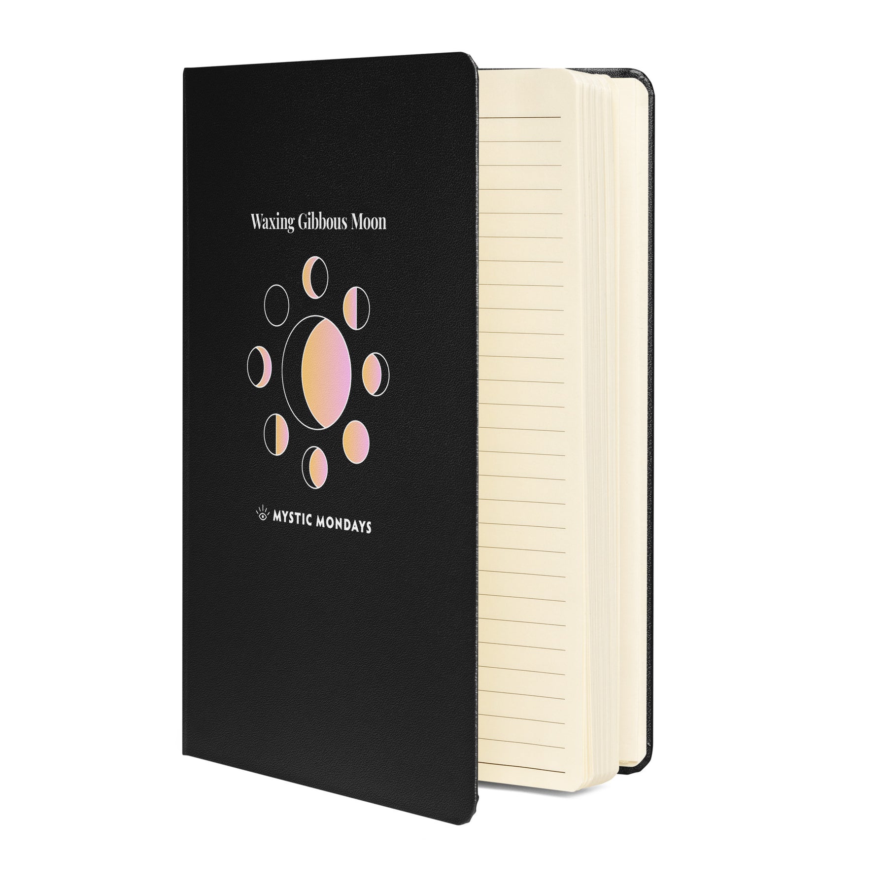 Waxing Gibbous Moon Hardcover Journal