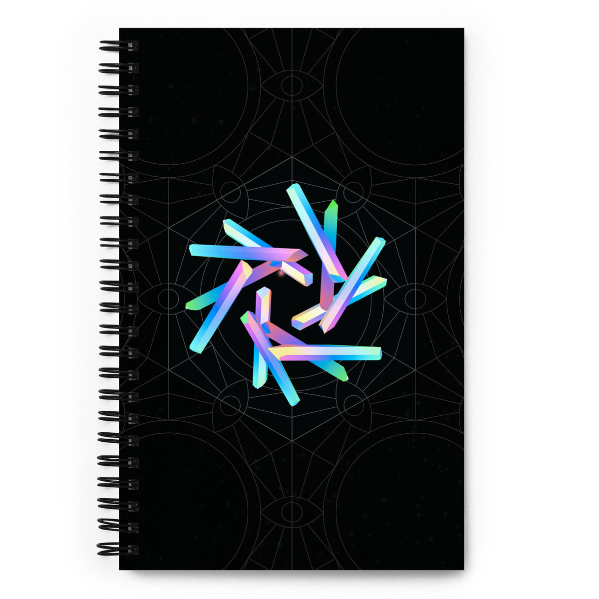 Rainbow Aura Quartz Journal