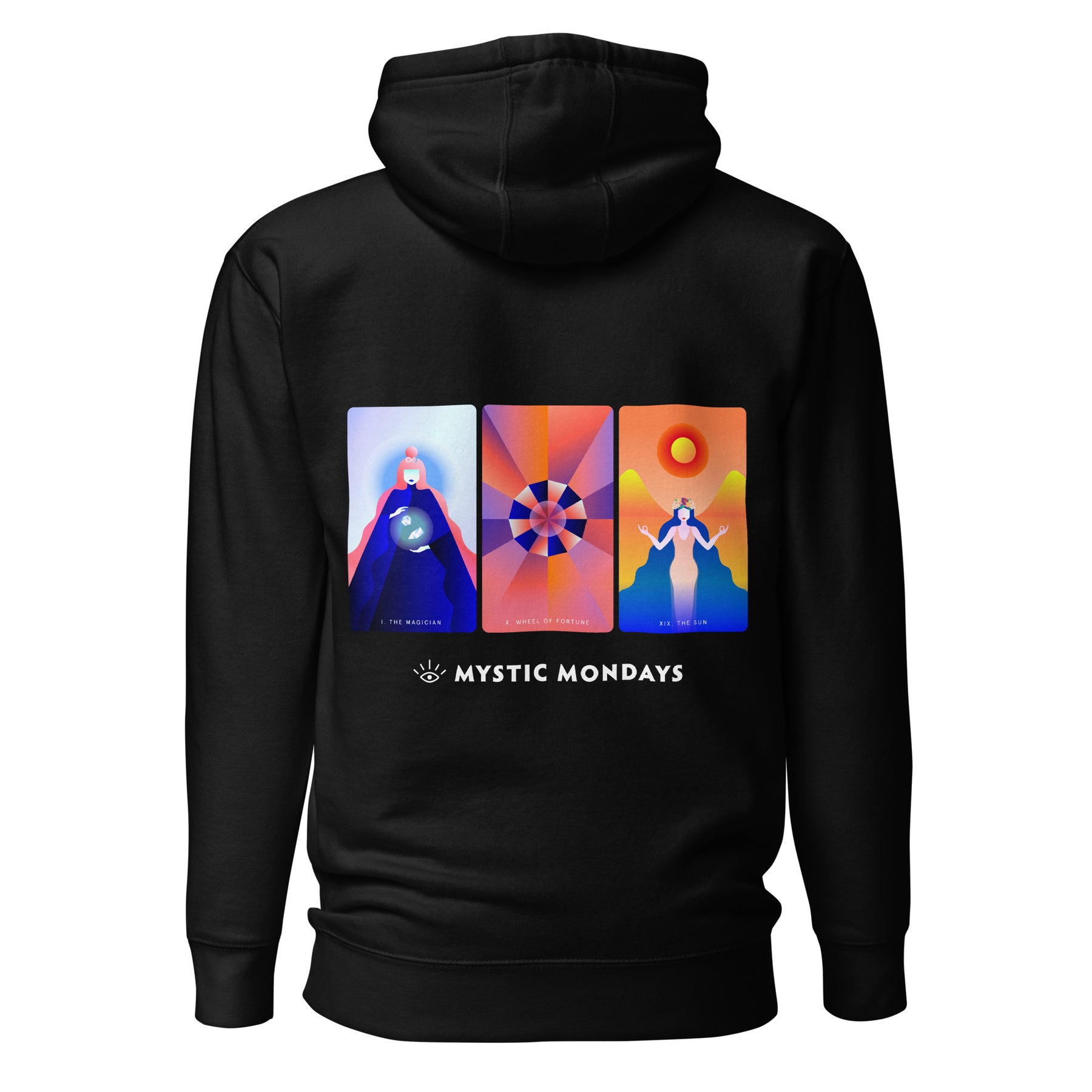 The Magician, Wheel of Fortune, and The Sun Hoodie