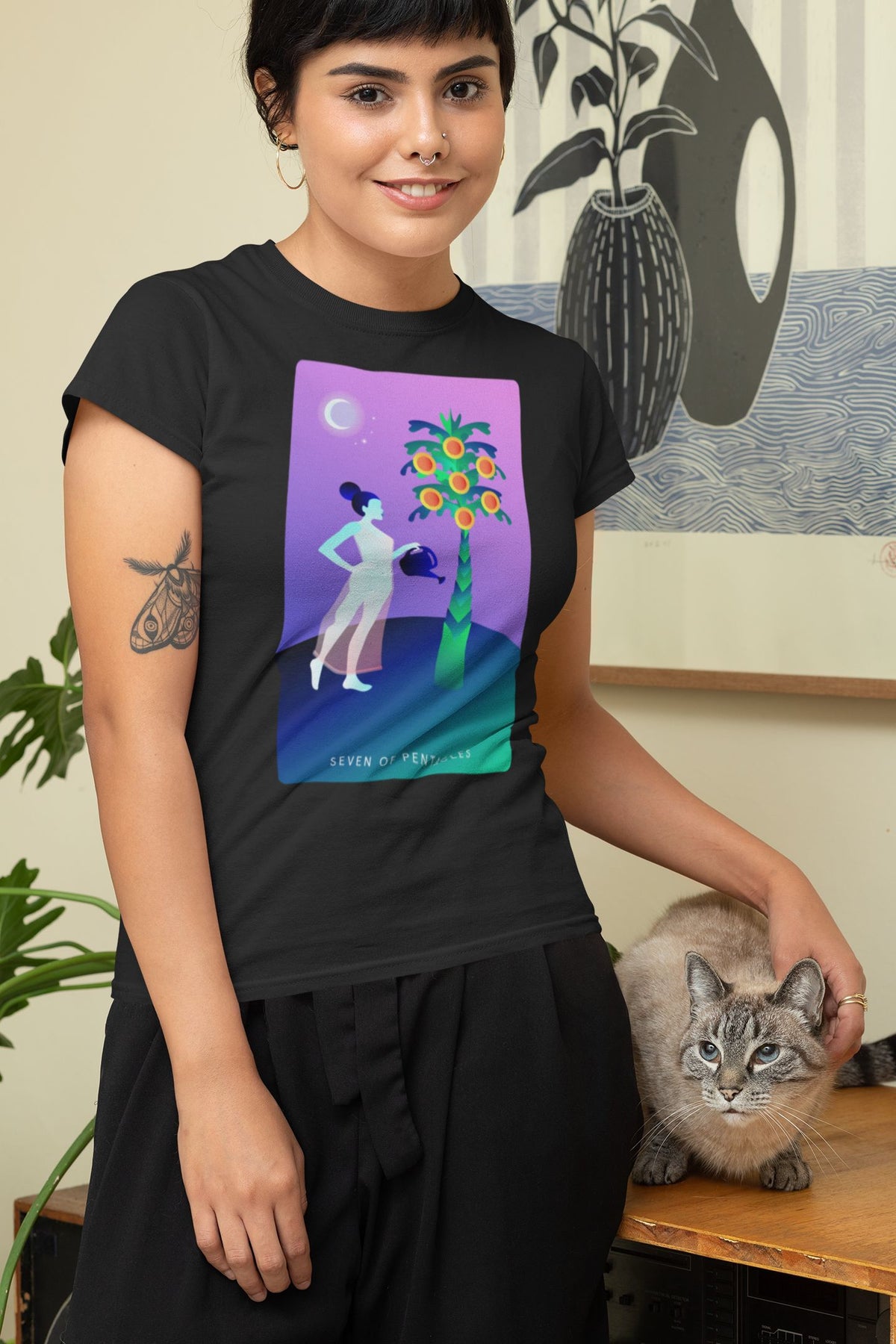 Seven of Pentacles T-shirt