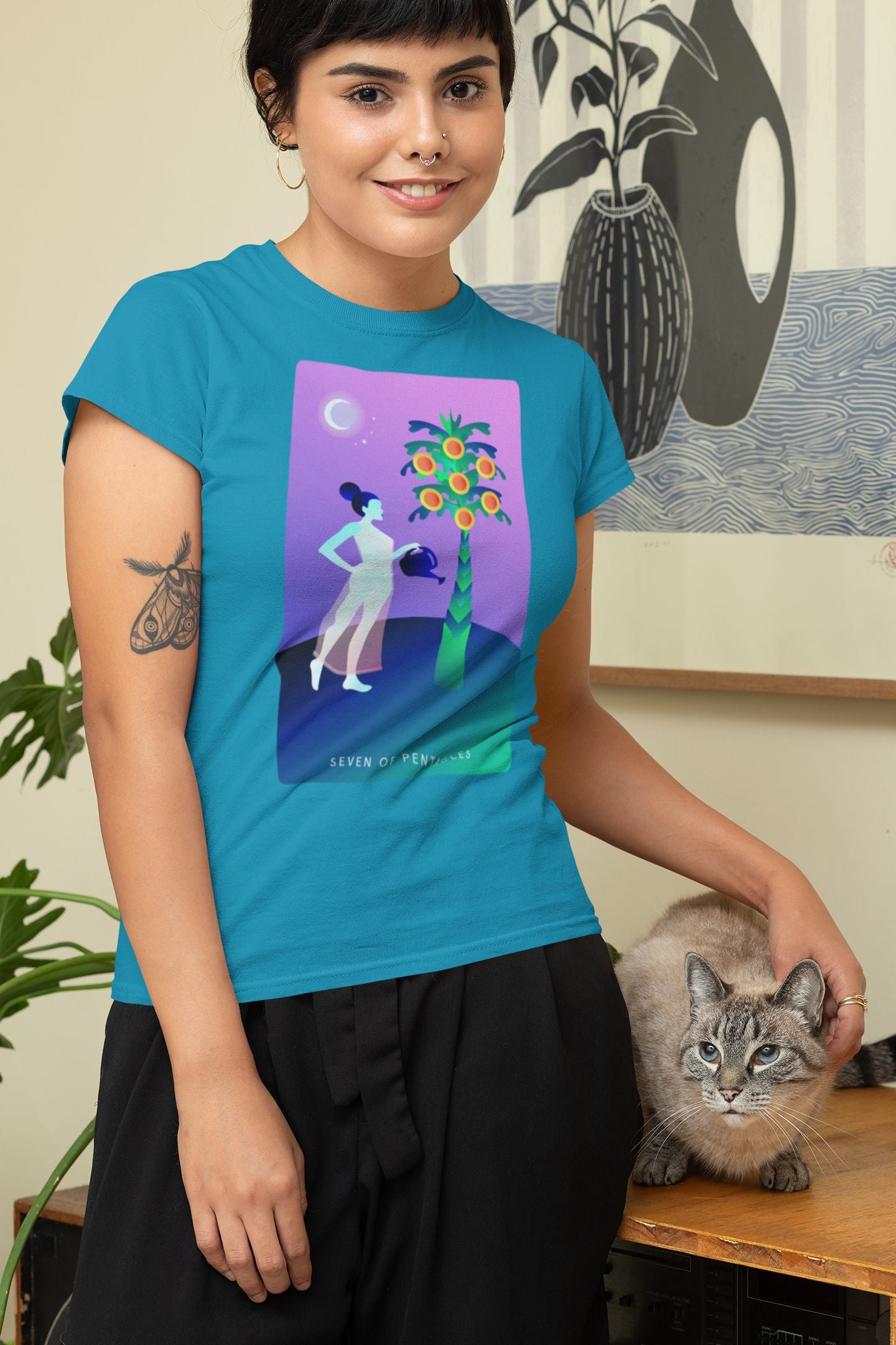 Seven of Pentacles T-shirt