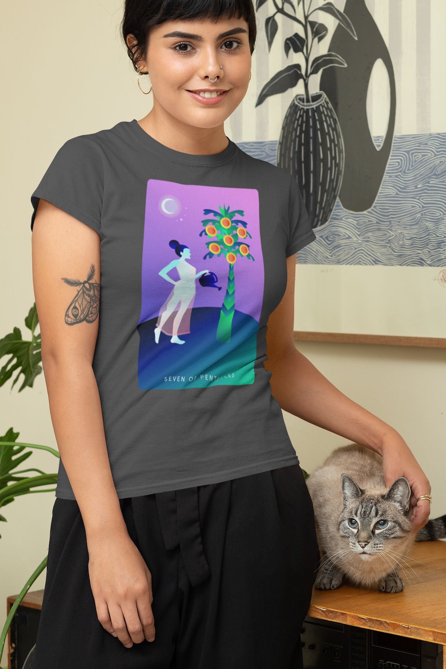 Seven of Pentacles T-shirt