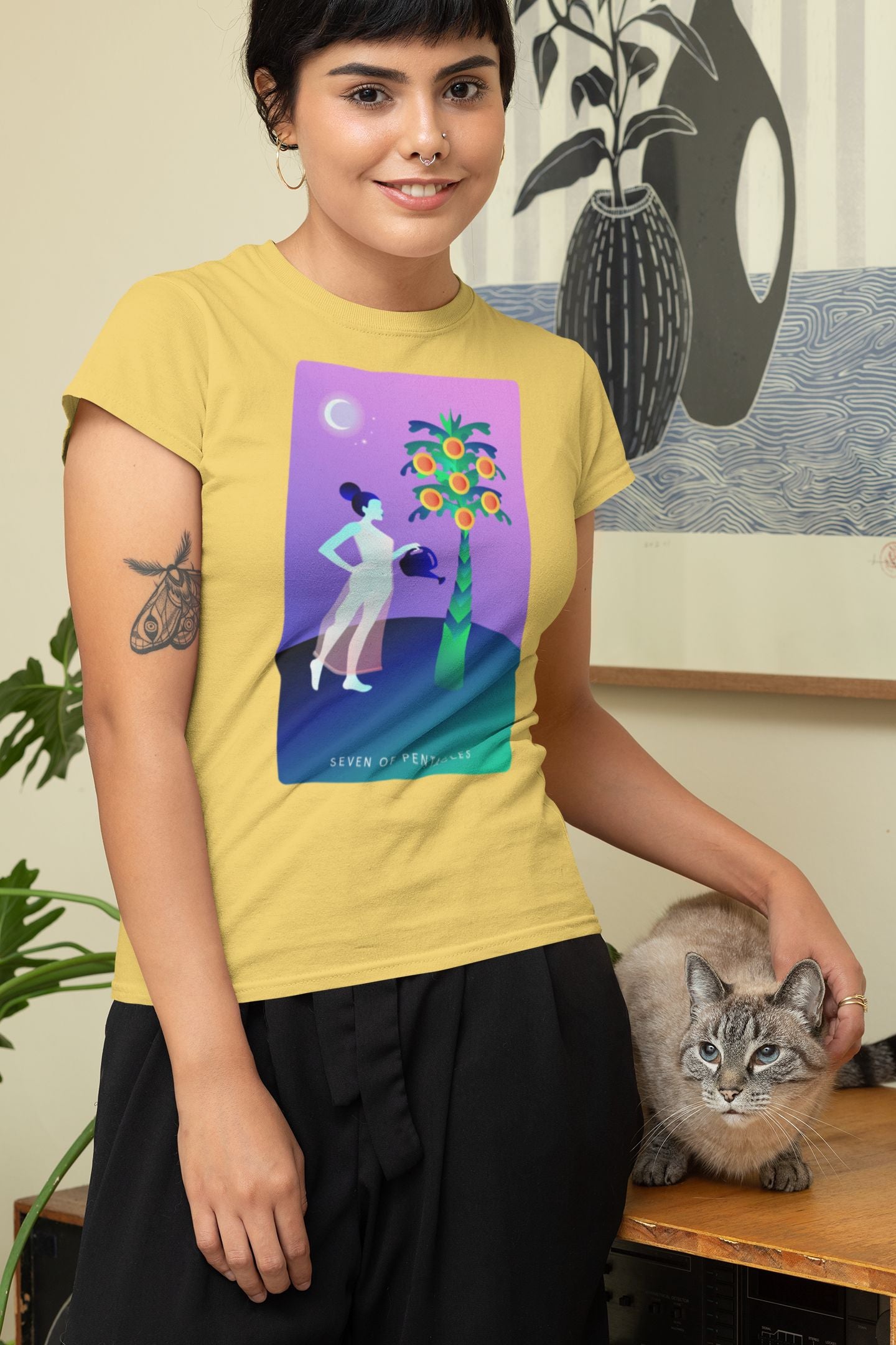 Seven of Pentacles T-shirt