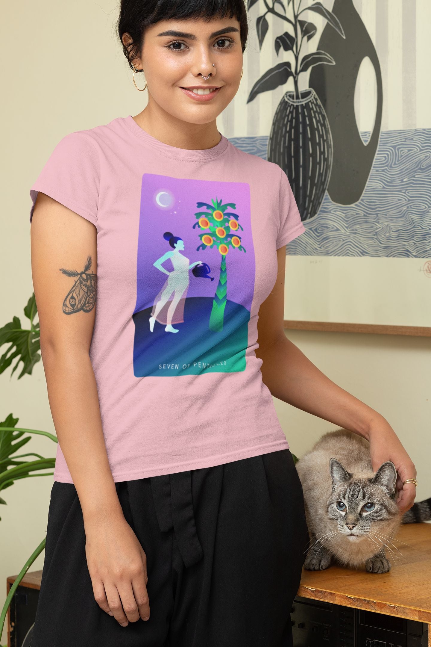 Seven of Pentacles T-shirt