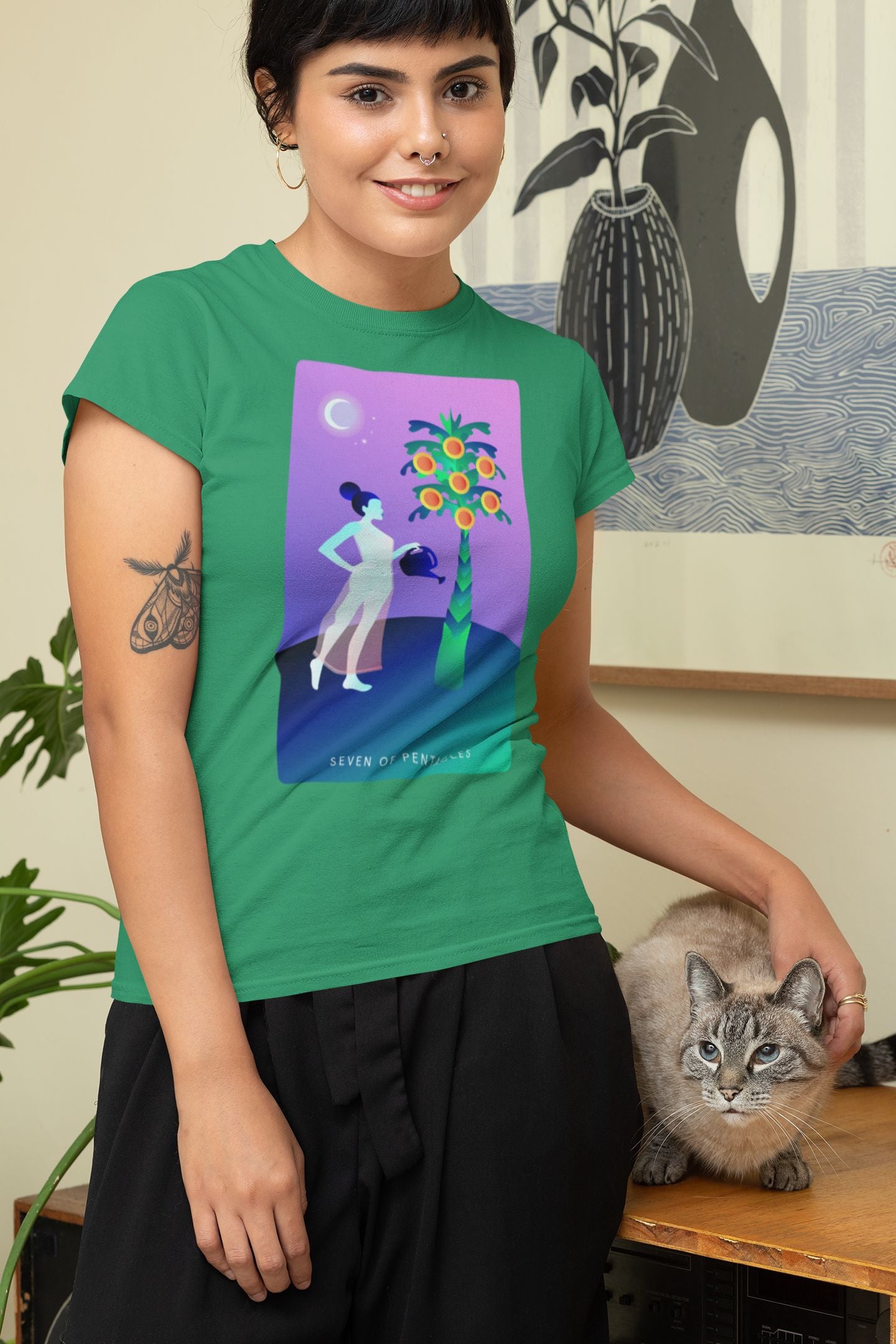 Seven of Pentacles T-shirt