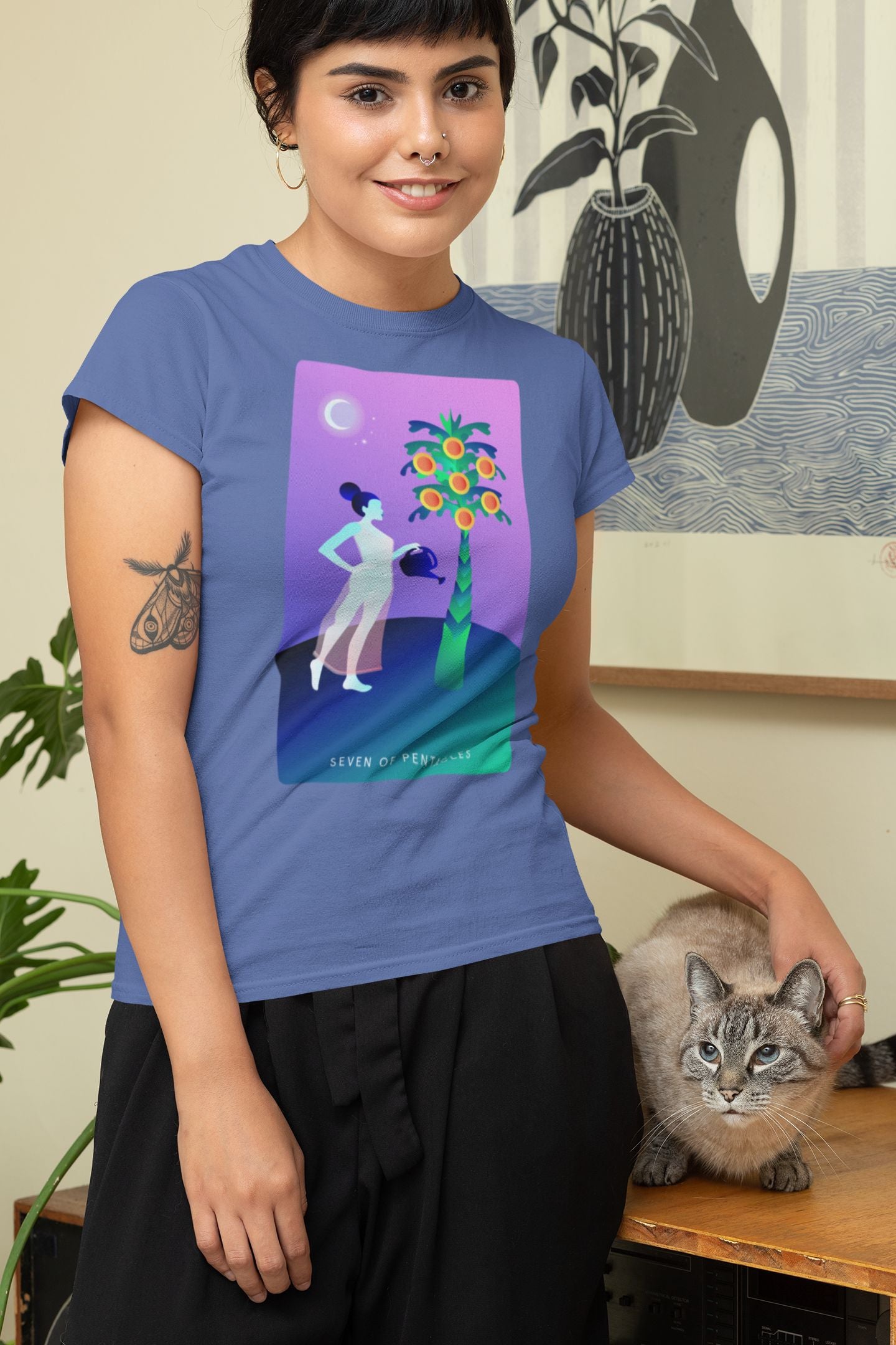 Seven of Pentacles T-shirt