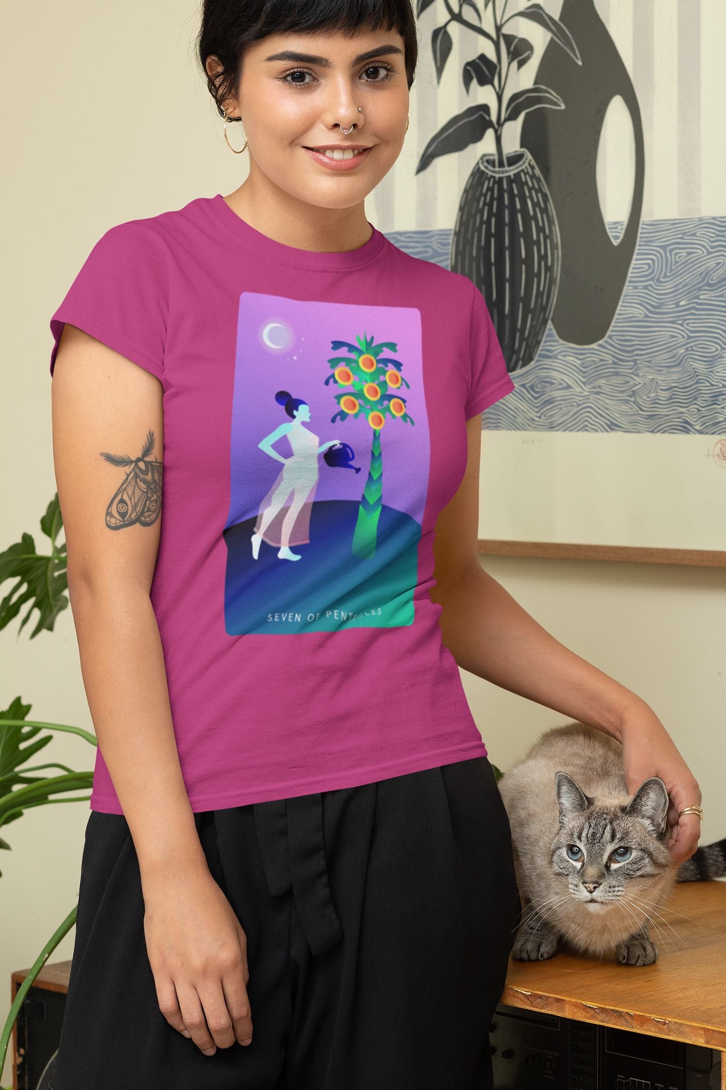 Seven of Pentacles T-shirt