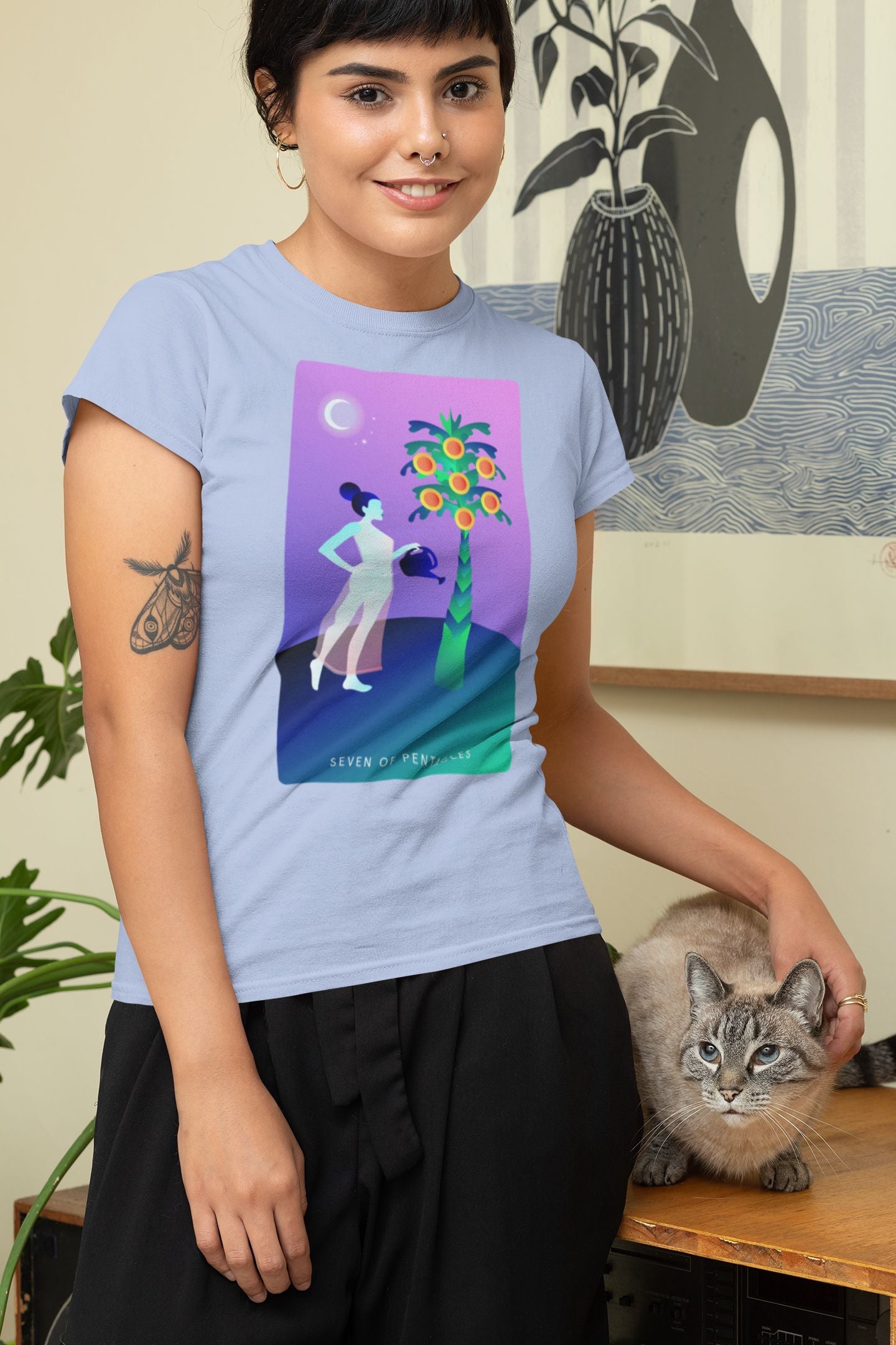 Seven of Pentacles T-shirt