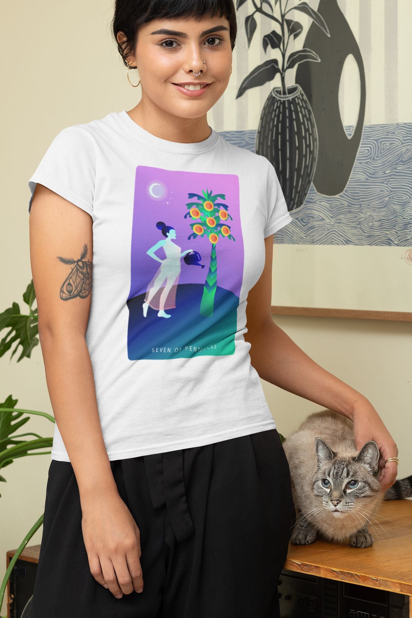 Seven of Pentacles T-shirt