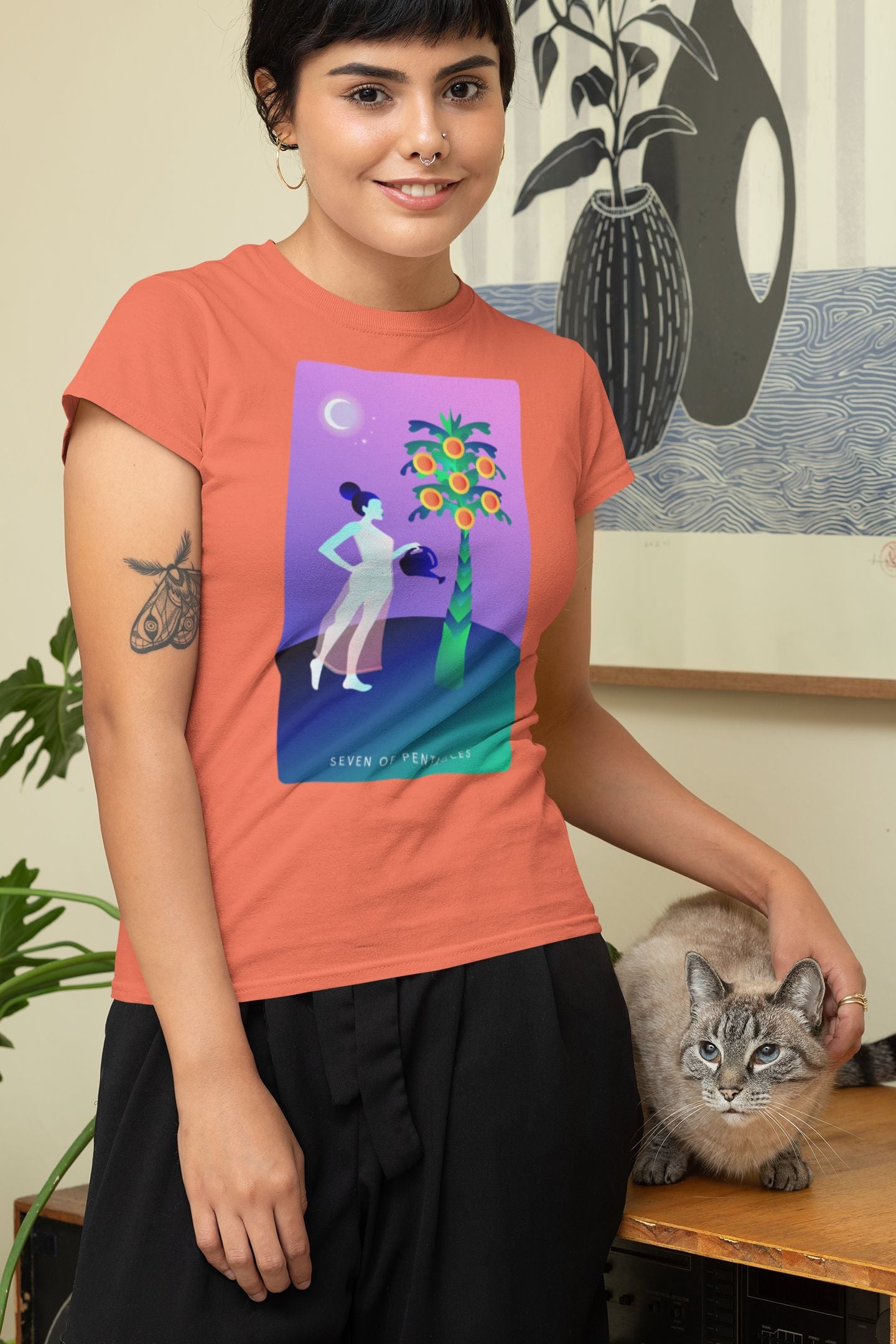 Seven of Pentacles T-shirt