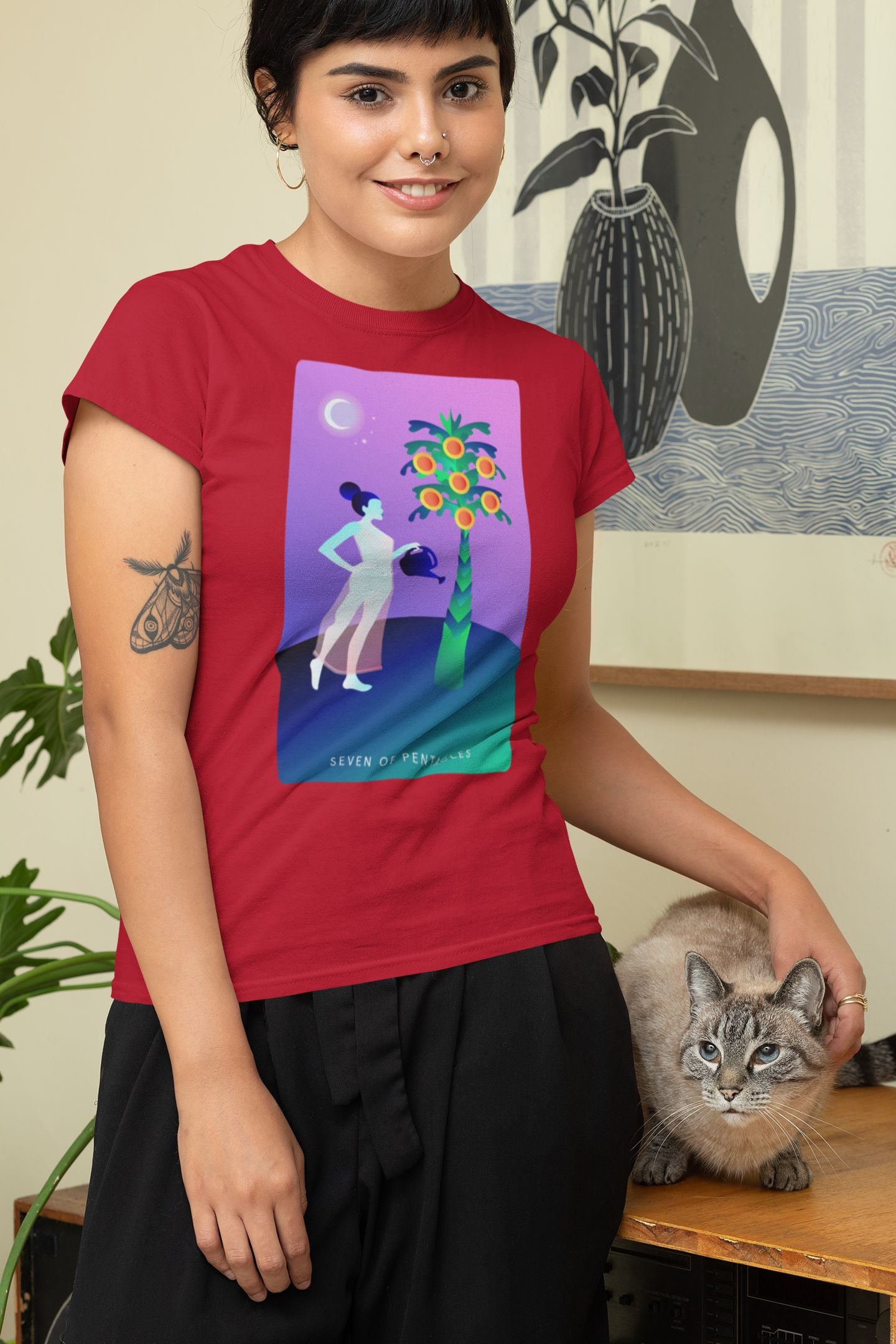 Seven of Pentacles T-shirt