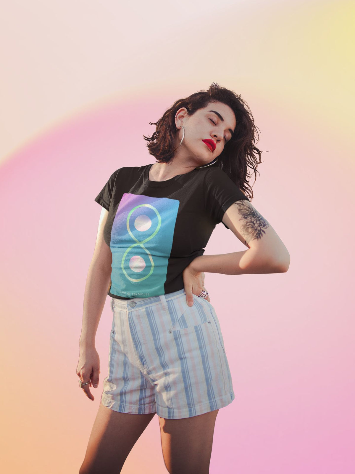 Two of Pentacles T-shirt