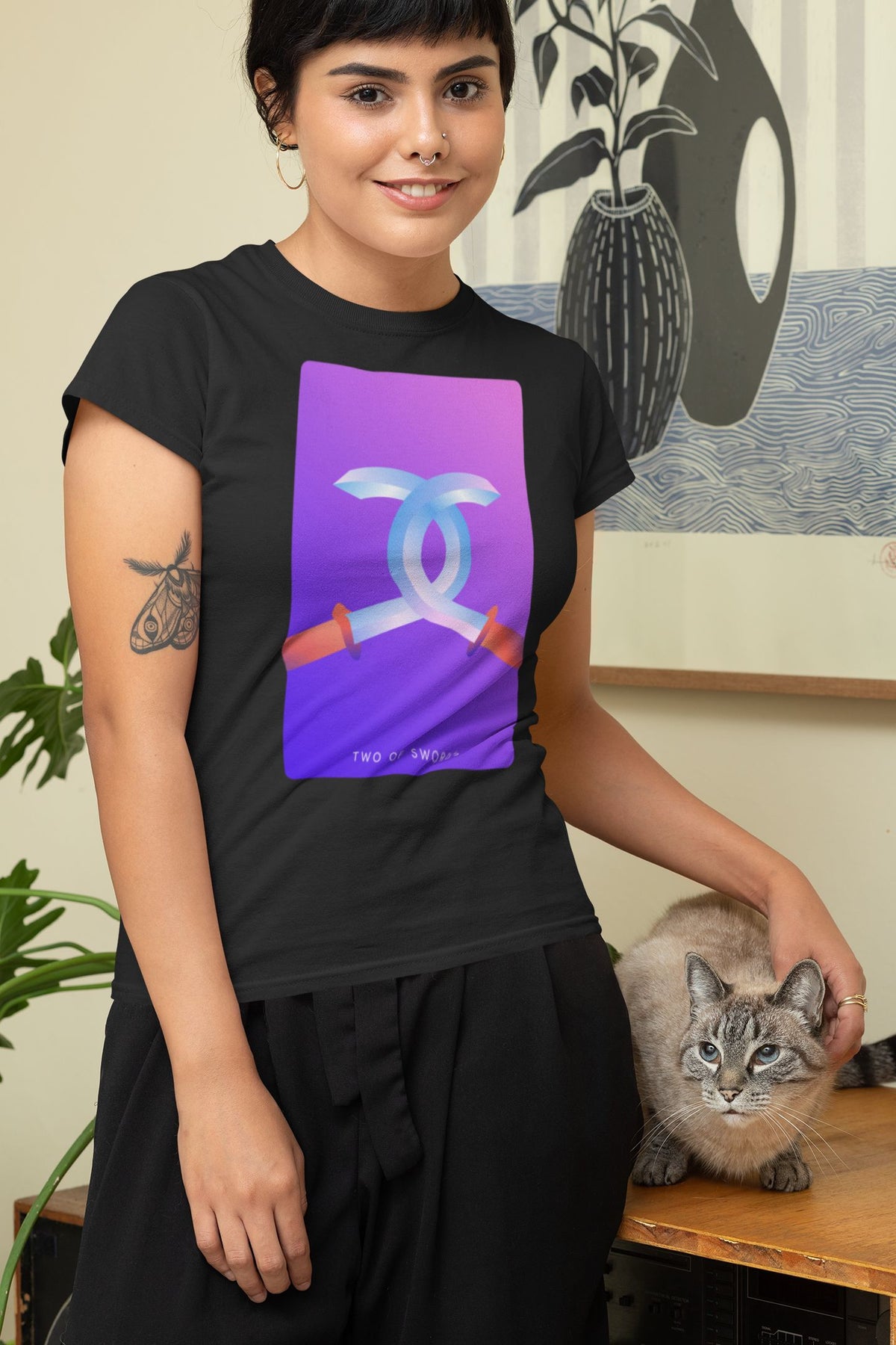 Two of Swords T-shirt
