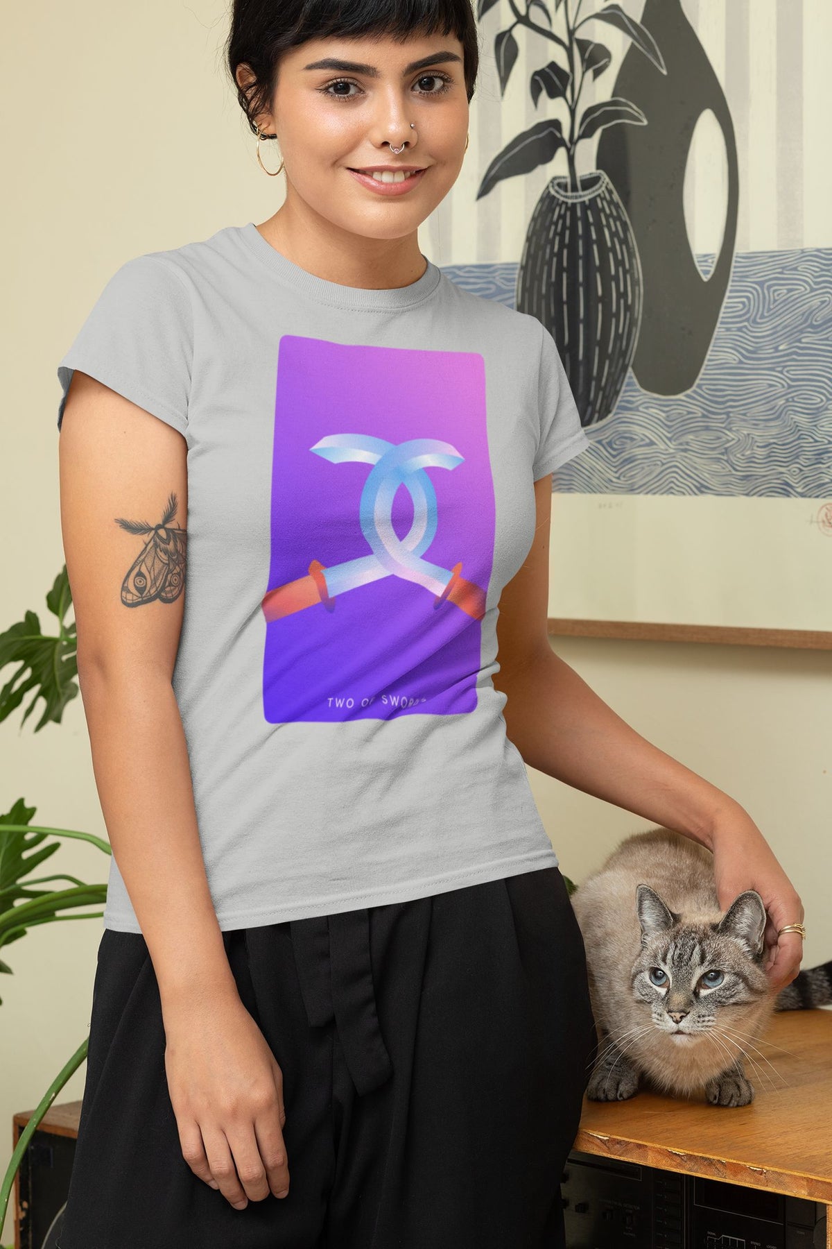 Two of Swords T-shirt