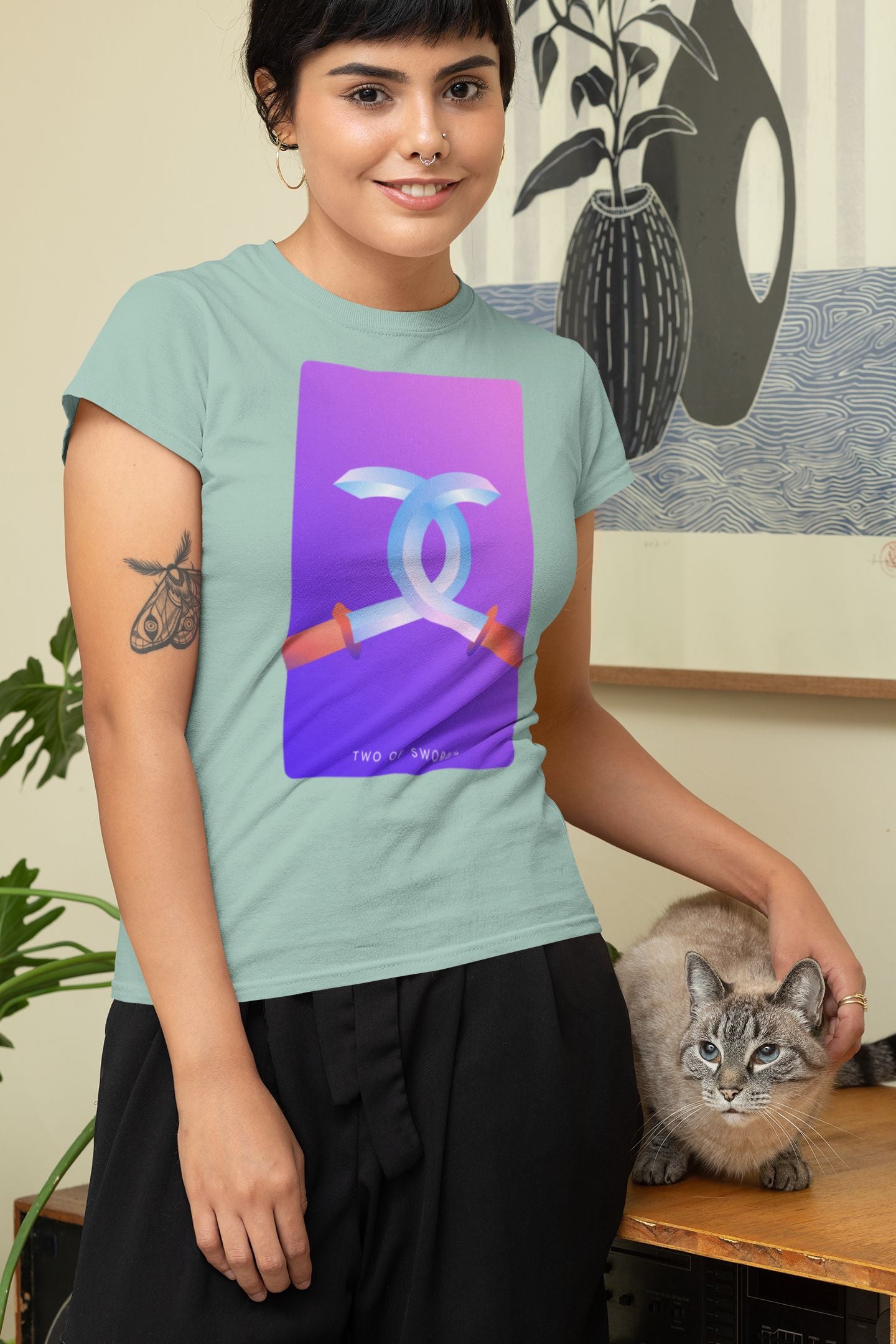 Two of Swords T-shirt