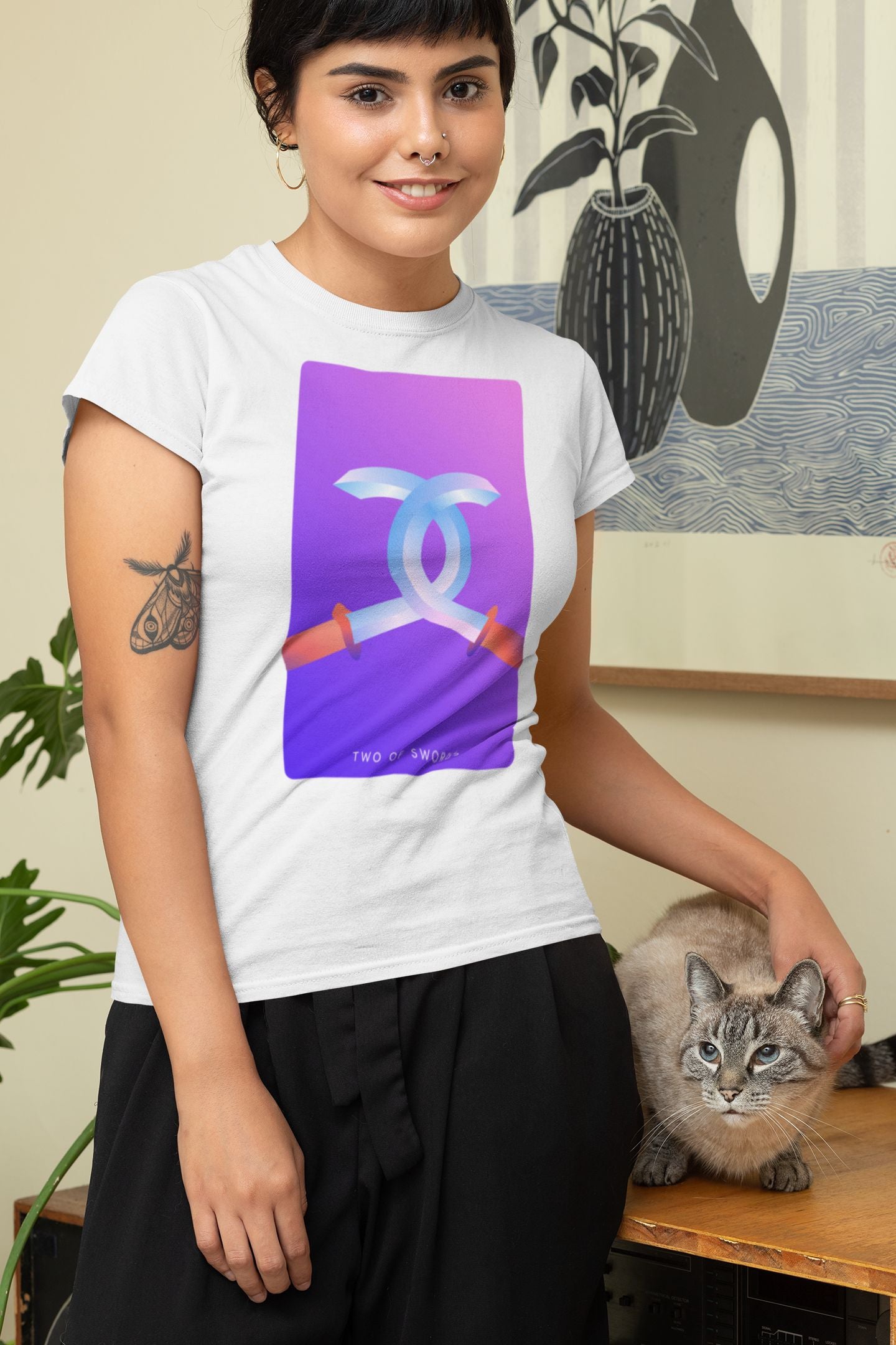 Two of Swords T-shirt