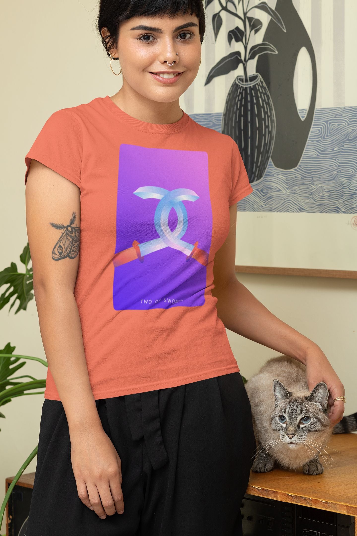 Two of Swords T-shirt
