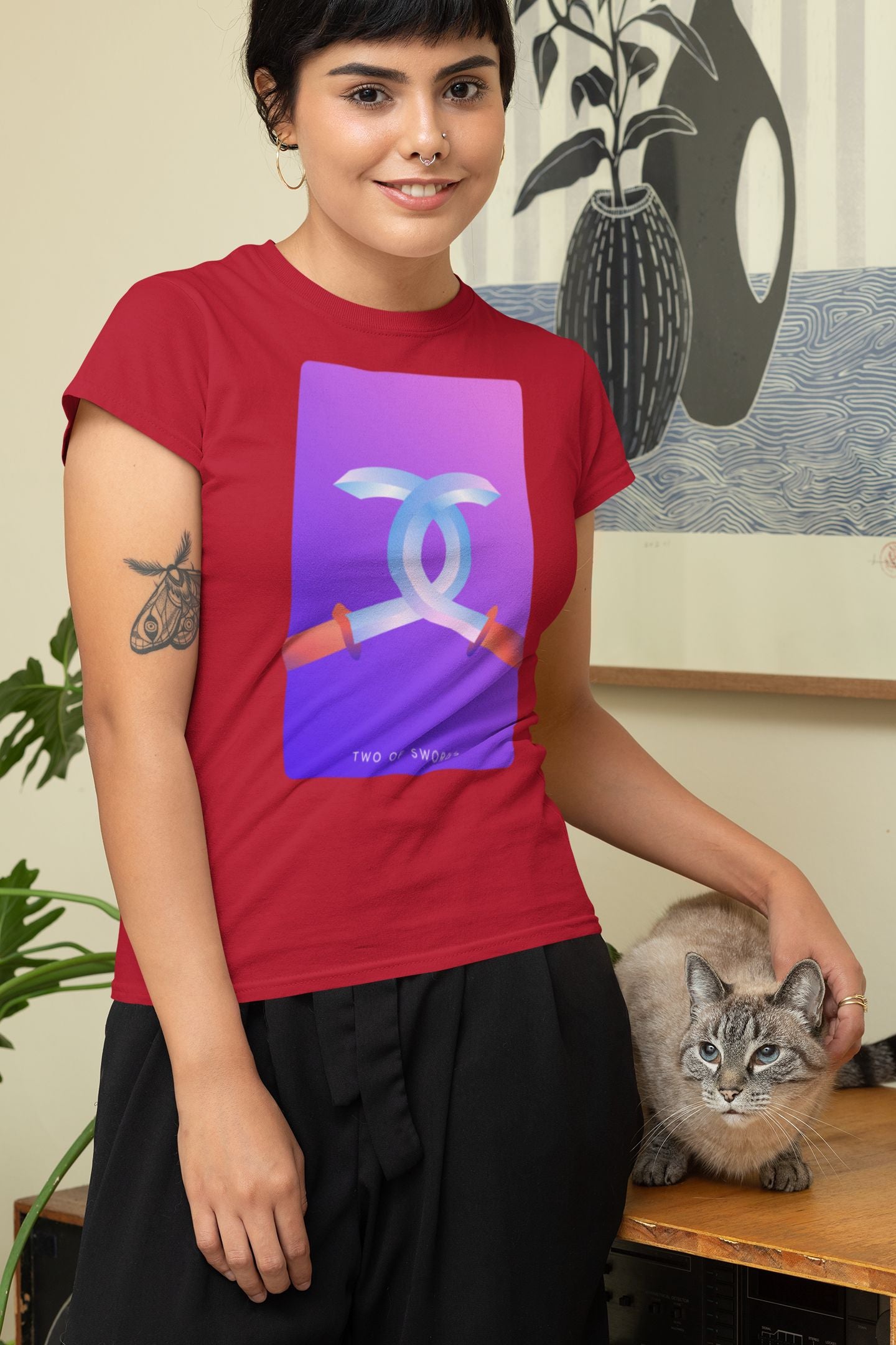 Two of Swords T-shirt
