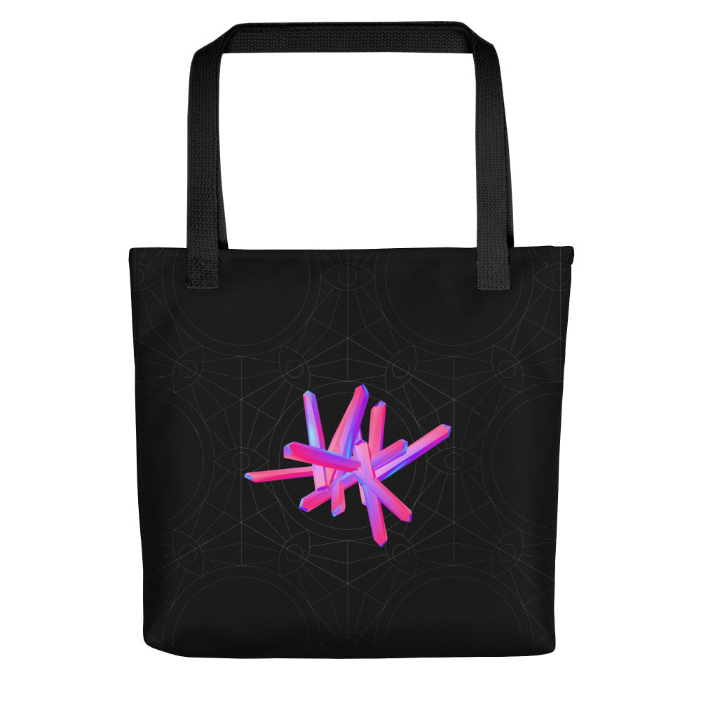 Rose Aura Quartz Tote Bag