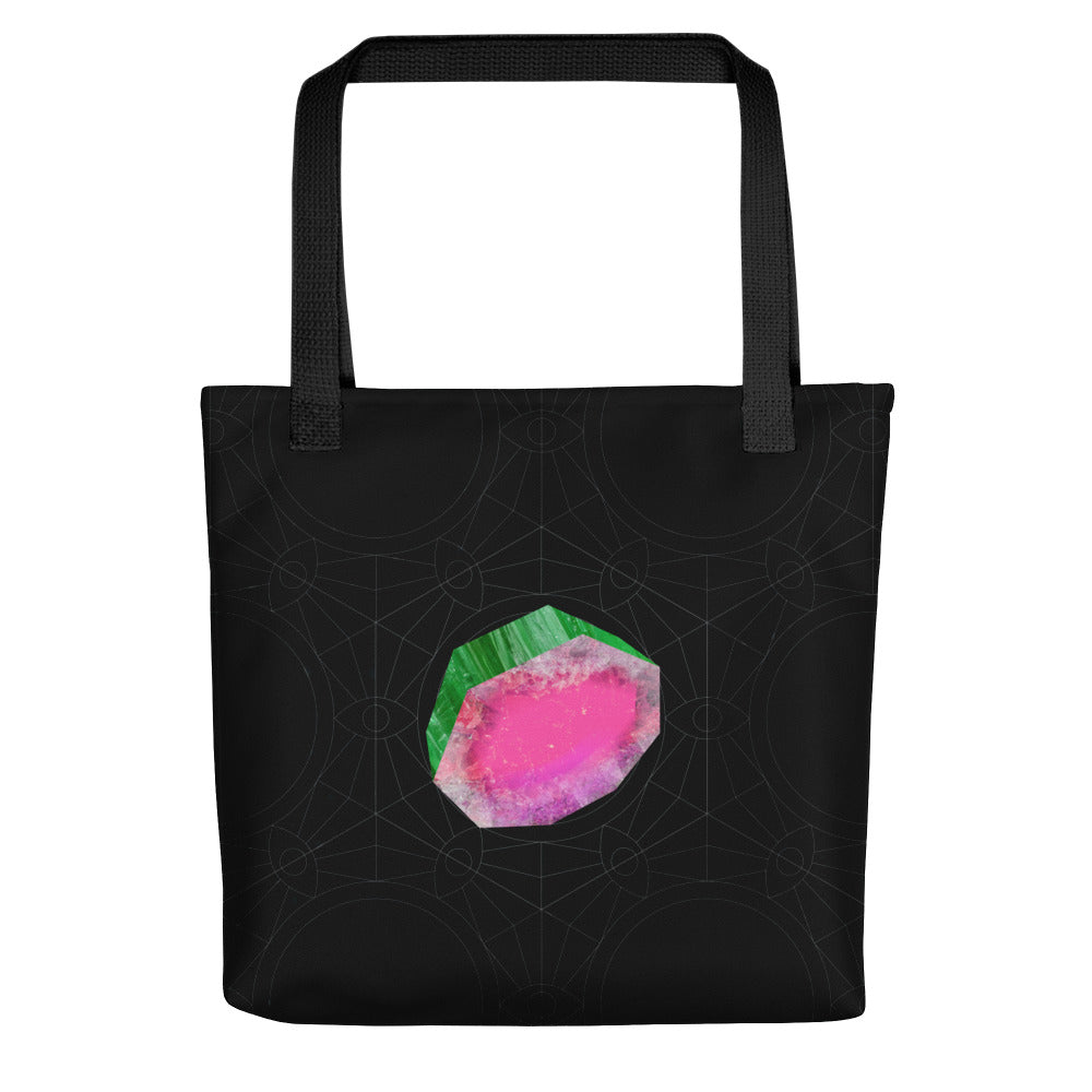 Watermelon Tourmaline Tote Bag