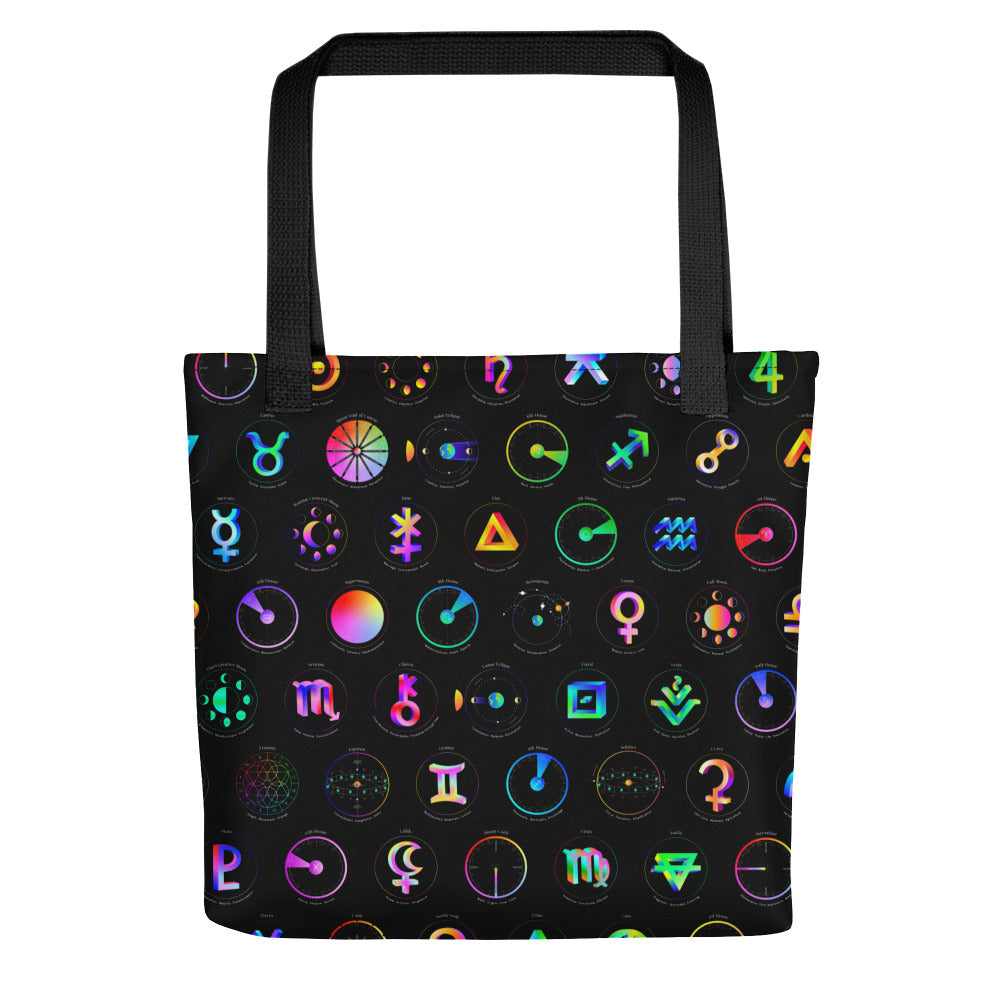 Astro Alignment Pattern Tote Bag